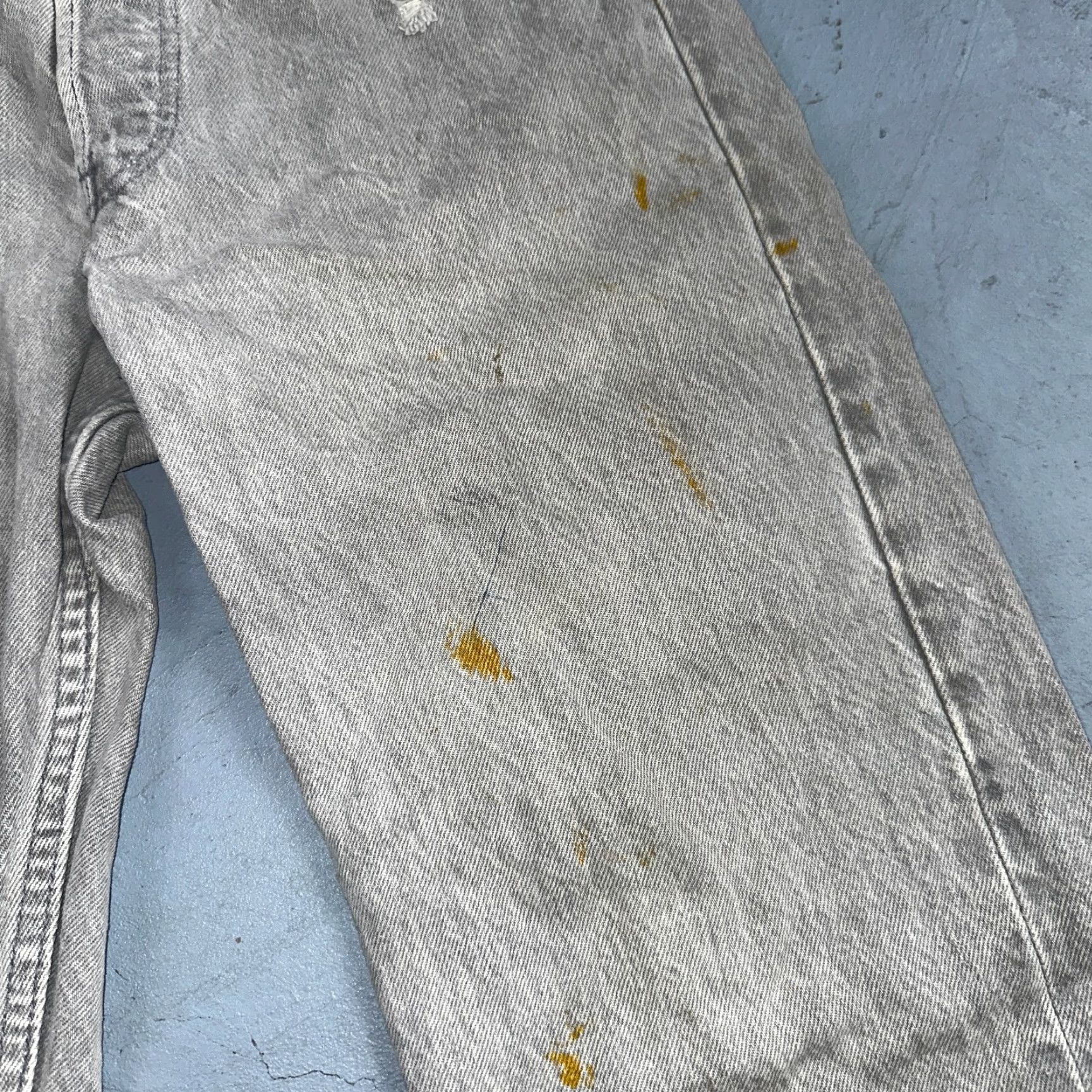 Levi's VINTAGE Levis 501 Jeans USA 80s Gray Acid Wash 31x32 Act 29x30 XX Straight Leg Size US 31 - 5 Thumbnail