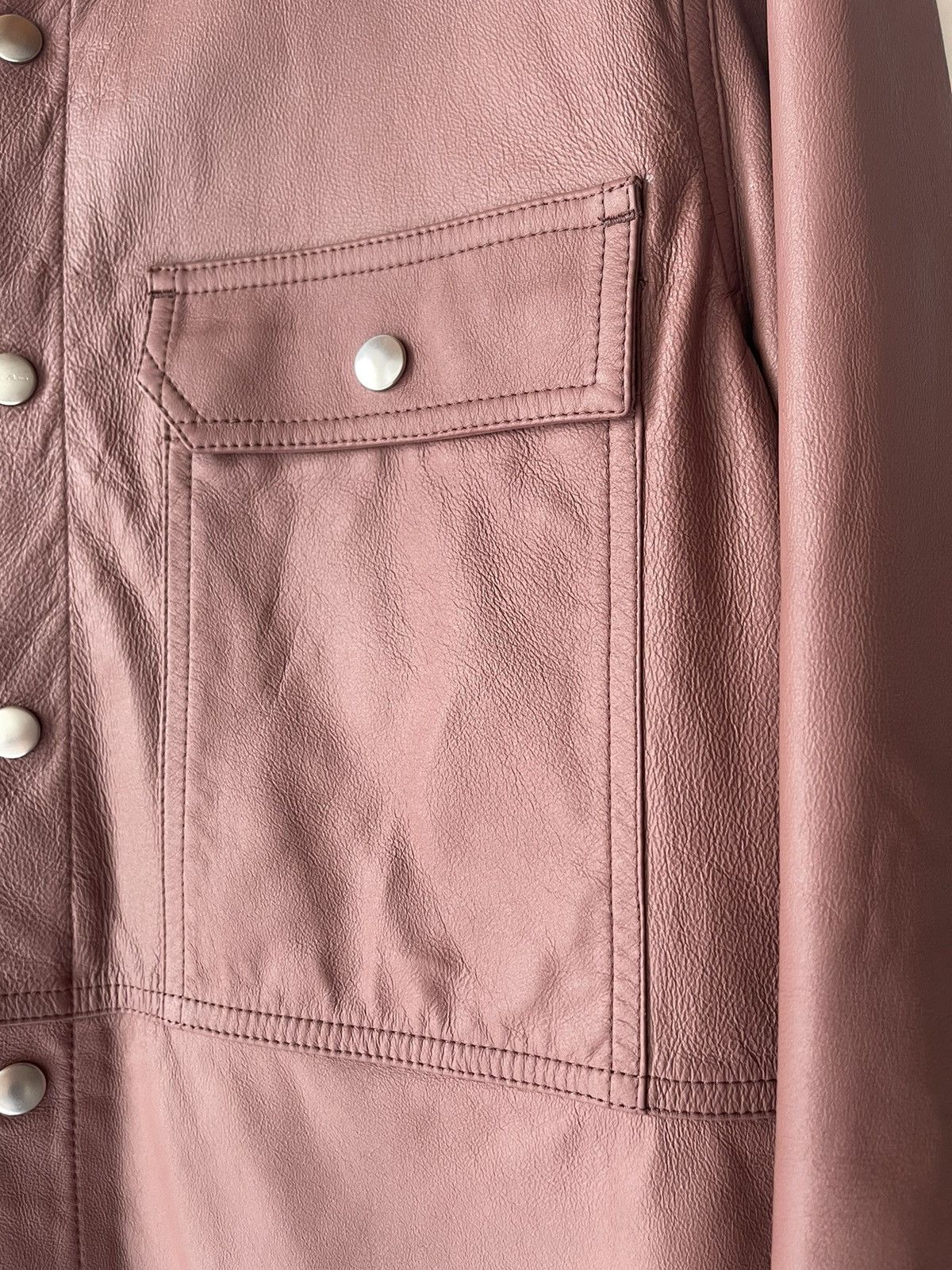 Rick Owens SS21 Phlegethon Leather Outershirt Size US M / EU 48-50 / 2 - 11 Thumbnail