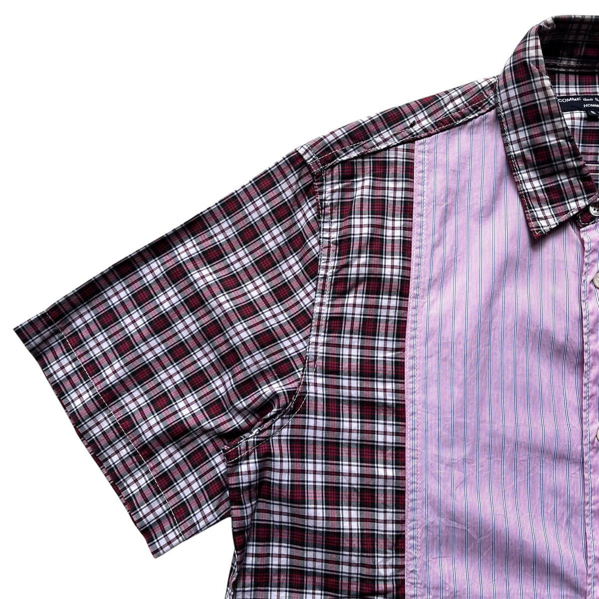 Comme des Garcons × Comme des Garcons Homme × Comme des Garcons Homme Deux SS18 Comme des Garcons Homme Reworked Plaid Hybird Shirt Size US S / EU 44-46 / 1 - 6 Thumbnail