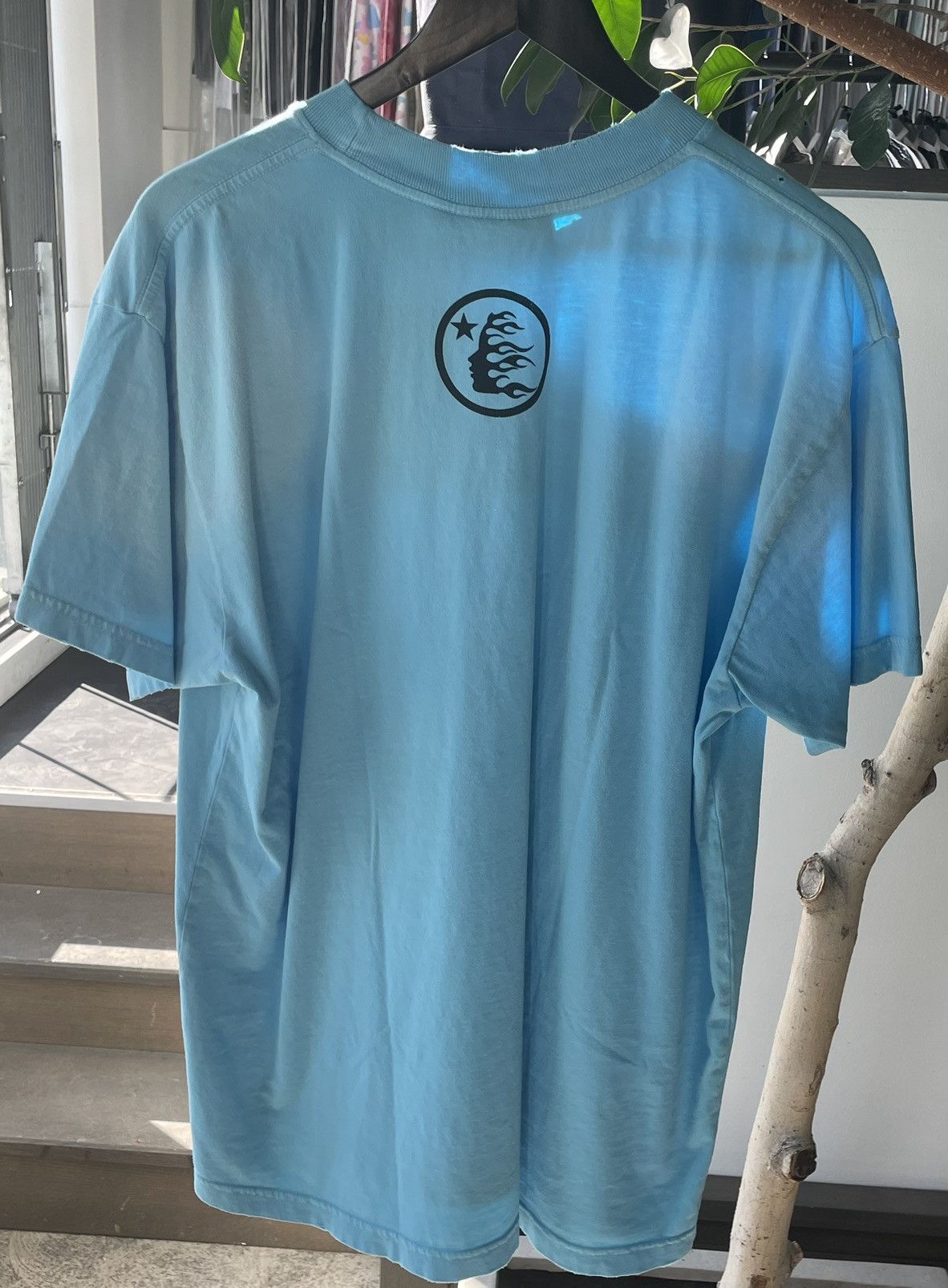 HELLSTAR Hellstar Box Logo T-Shirt Blue Size US M / EU 48-50 / 2 - 4 Thumbnail