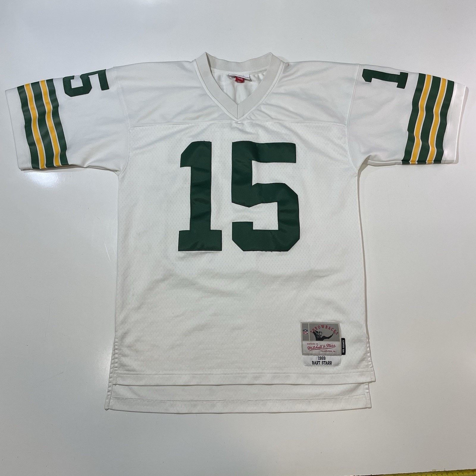 Mitchell & Ness Bart Starr Mitchell And Ness Throwback NFL Packers Jersey Size US M / EU 48-50 / 2 - 1 Thumbnail