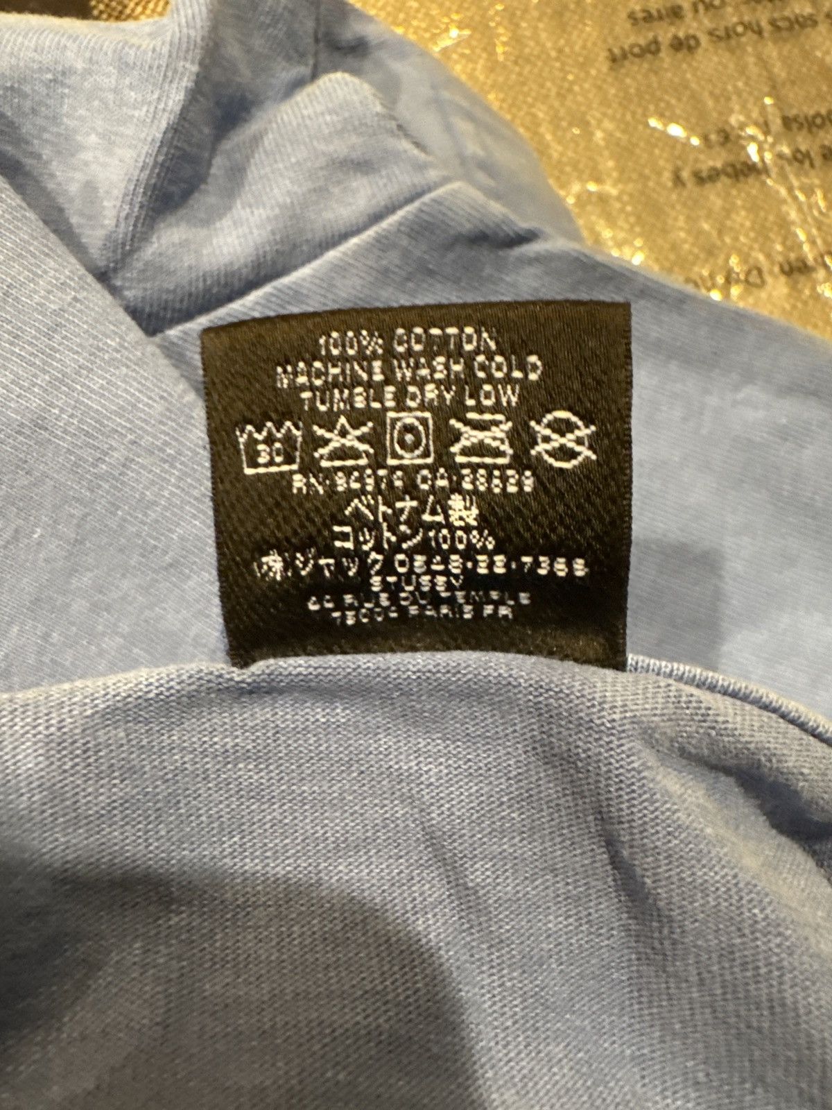 Stussy Stüssy Blue Blank Tee Size US S / EU 44-46 / 1 - 3 Thumbnail