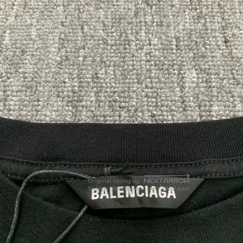 Balenciaga Balenciaga Black Pattern Printed Short Sleeve/XXS Size Size US XXS / EU 40 - 6 Thumbnail