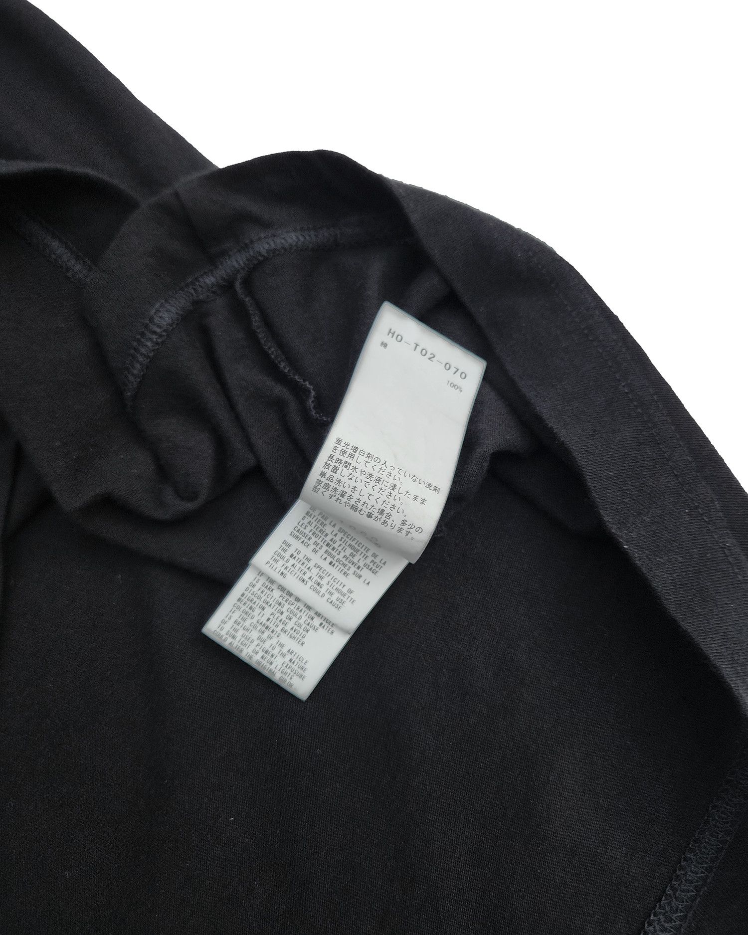 Yohji Yamamoto Yohji Yamamoto Pour Homme Cotton Single Jersey Tee Shirt Size US L / EU 52-54 / 3 - 4 Thumbnail