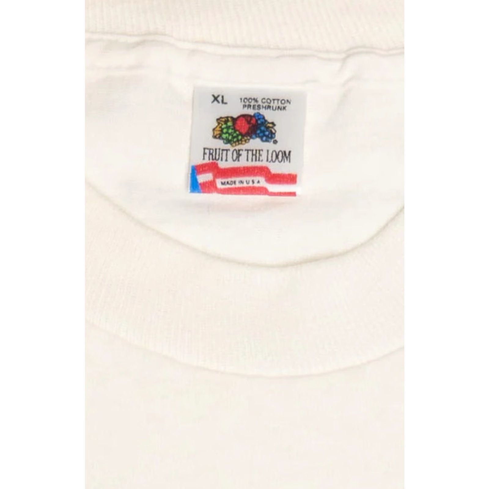 Fruit Of The Loom VINTAGE Mark Collie Hardin County Line Band T-Shirt Unisex Adults X-Large White 1990s Shirt Mens Size US XL / EU 56 / 4 - 5 Thumbnail