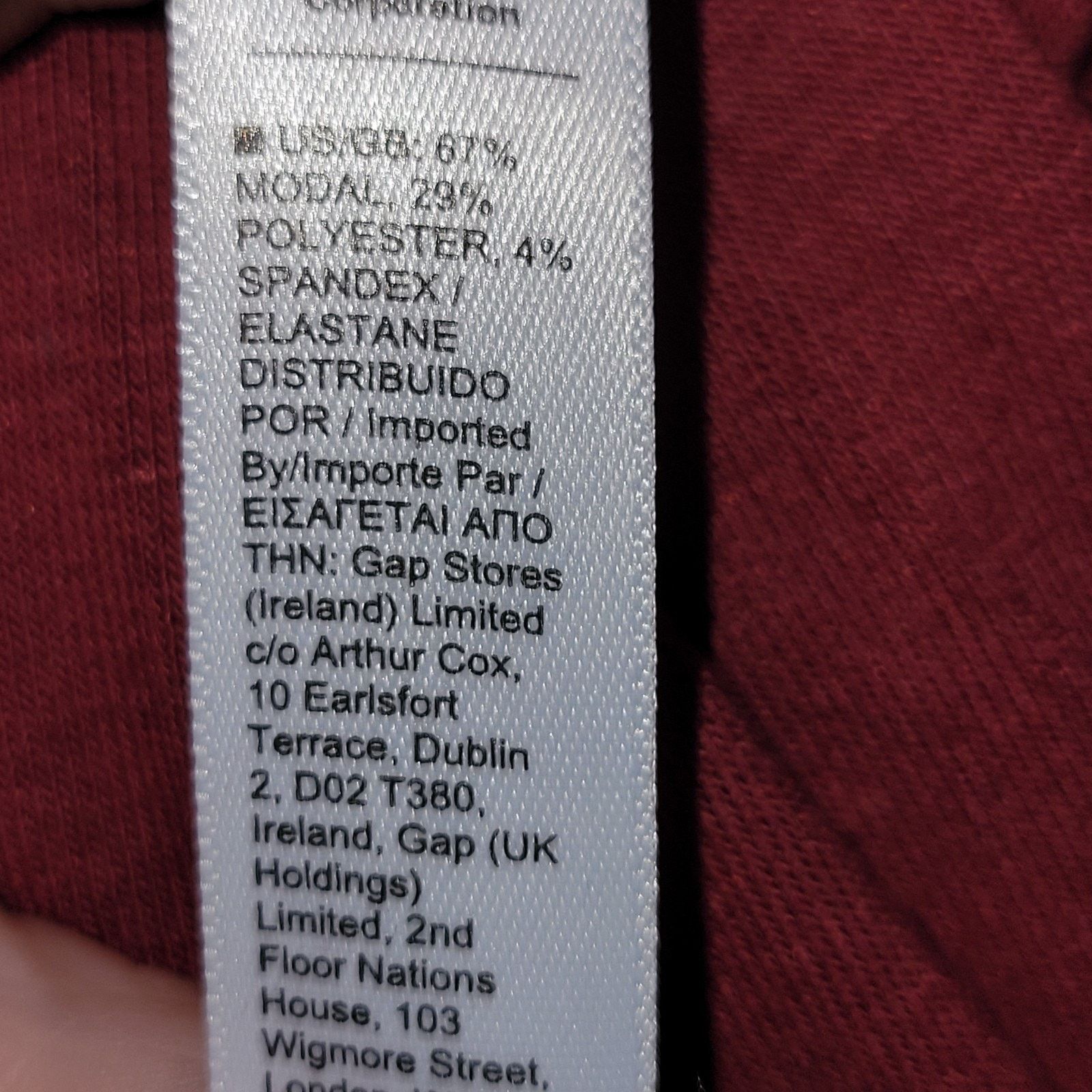 Athleta Women M Athleta Cloudlight Stratus Long Slv Red Top Shirt Size M / US 6-8 / IT 42-44 - 7 Thumbnail