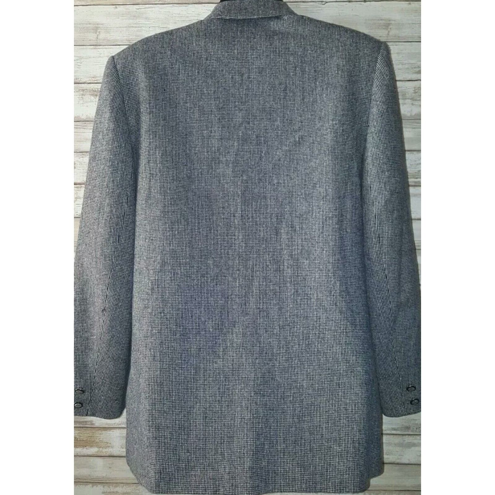 Pendleton VINTAGE Pendleton Womens Blazer Size 8 Wool Gray Made in USA Women Business Casual Size M / US 6-8 / IT 42-44 - 4 Thumbnail