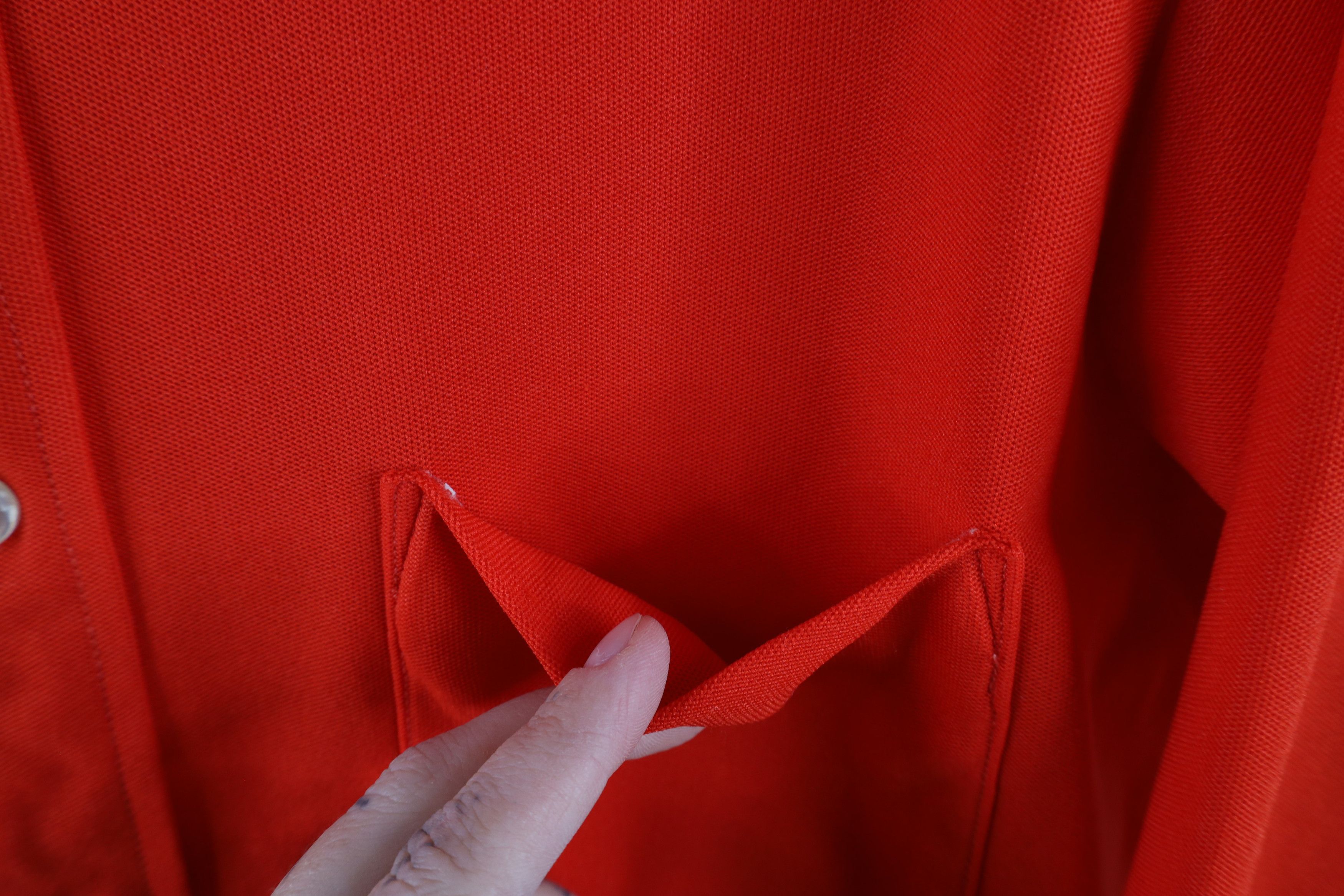Vintage Vintage 60s 70s Streetwear Collared Button Shirt Red USA Size US M / EU 48-50 / 2 - 5 Thumbnail