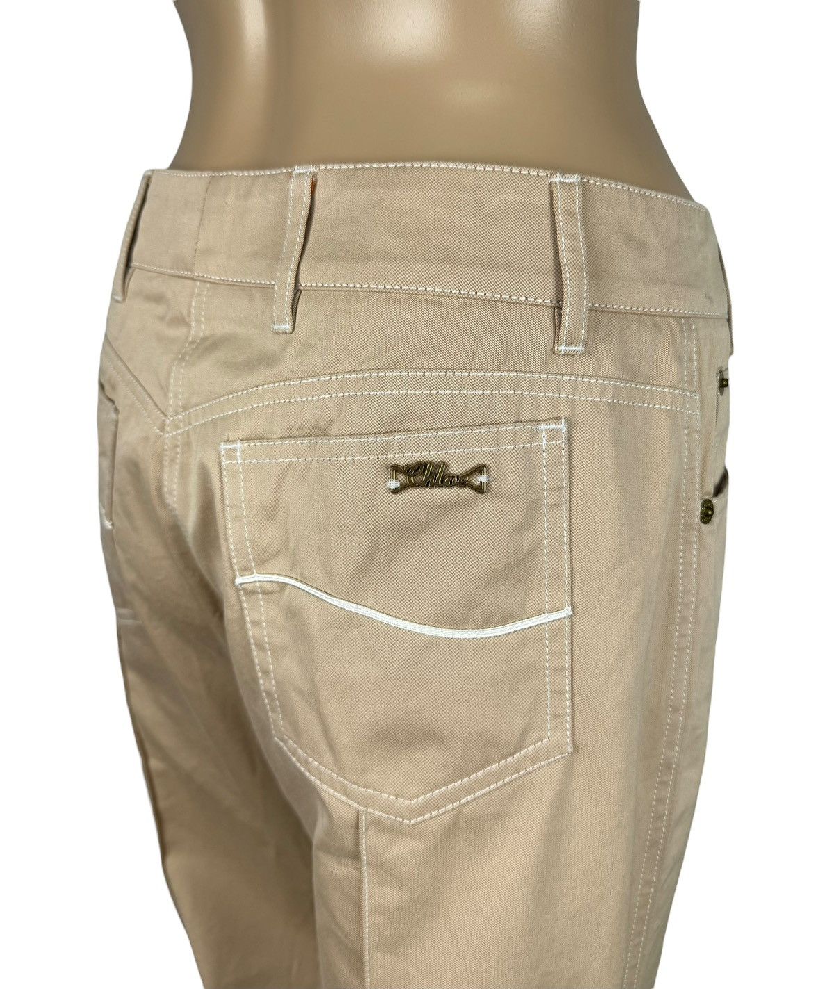 Chloe Chloe Biche Flared Pants Cotton Vintage size 40 Size 28" / US 6 / IT 42 - 9 Thumbnail