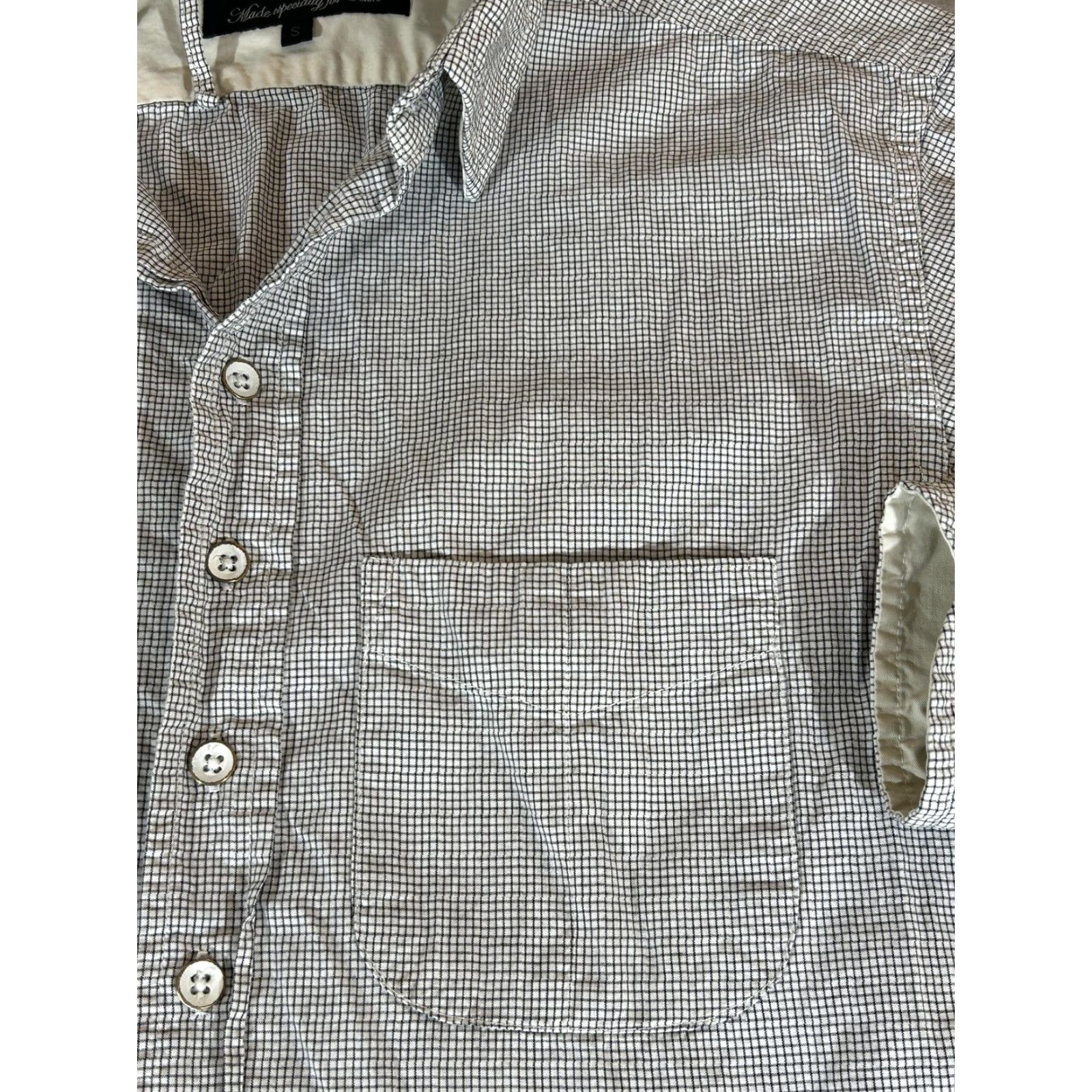 Rag & Bone Rag Bone Shirt Mens Small Black White Check Button Long Sleeve Cotton USA Casual Size US S / EU 44-46 / 1 - 2 Thumbnail