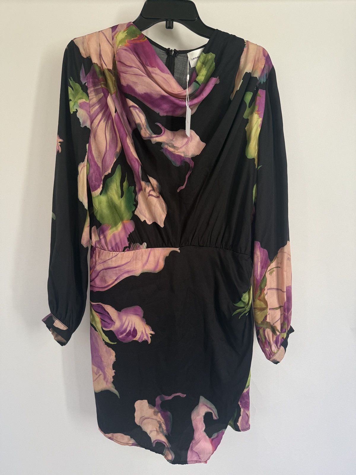 Other NWT Lavender Brown Multicolor Floral Romper Dress Size M / US 6-8 / IT 42-44 - 3 Thumbnail