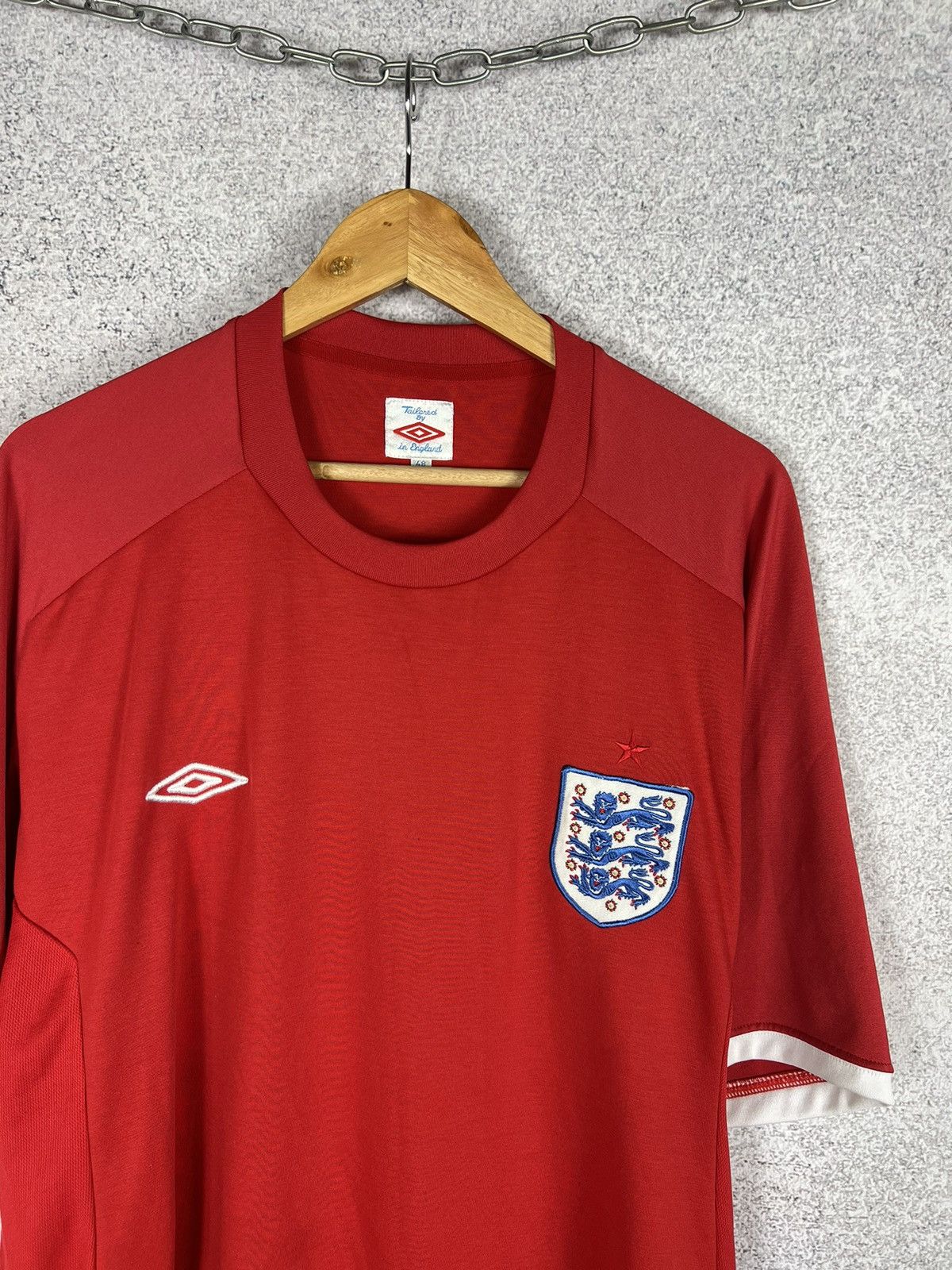 Umbro Vintage Umbro England National Team Away Jersey Size US XXL / EU 58 / 5 - 2 Thumbnail