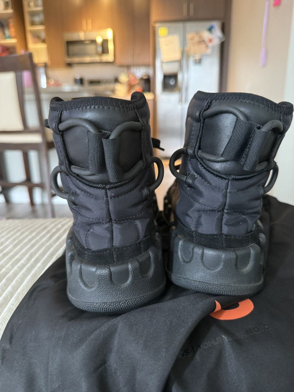 Yohji Yamamoto Y-3 Kasabaru Leather Black EF2559 FW19 Yohji Yamamot Size US 10 / EU 43 - 1 Thumbnail