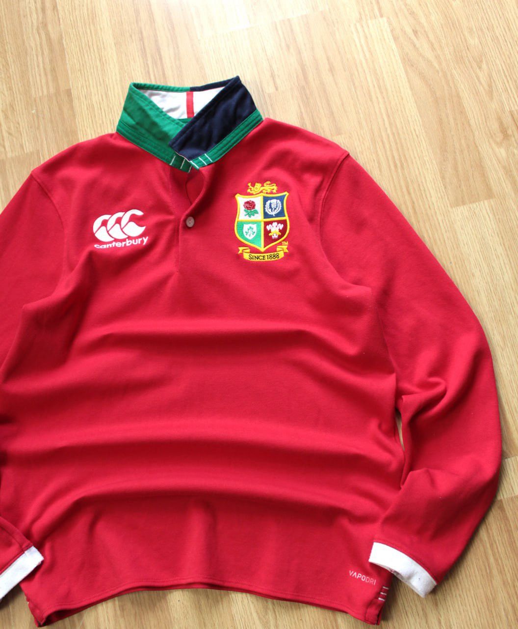 Canterbury of New Zealand 🔥 British Irish Lions Canterbury Rugby Long Sleeve Shirt Y2K Size US S / EU 44-46 / 1 - 2 Thumbnail