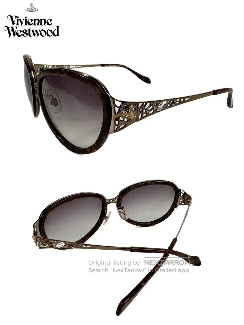 Vivienne Westwood Vivienne Westwood Cut-Out Gem Saturn Logo Antique Copper S Size ONE SIZE - 1 Thumbnail