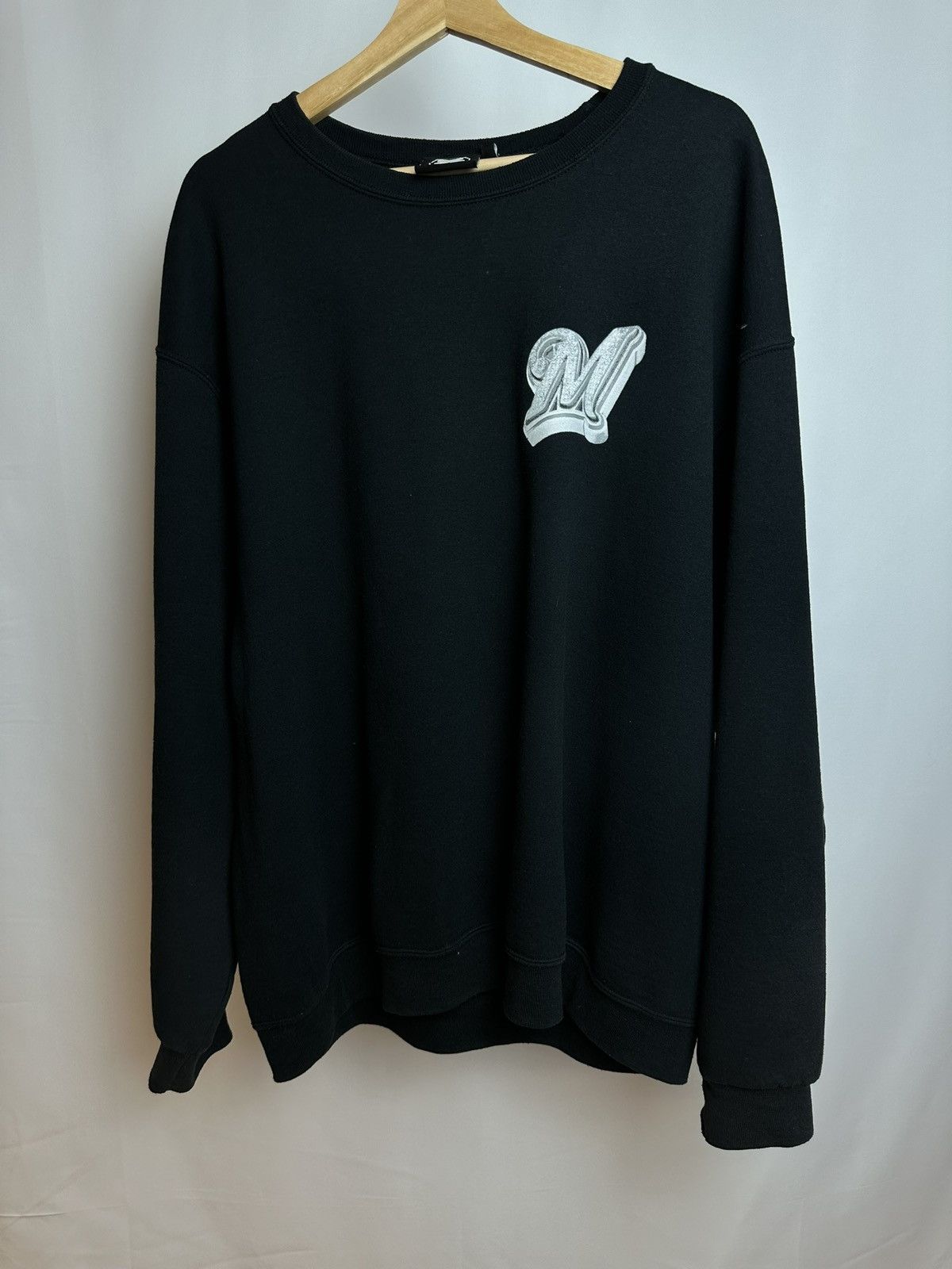 image of Marino Infantry Crewneck in Black, Men's (Size XL)