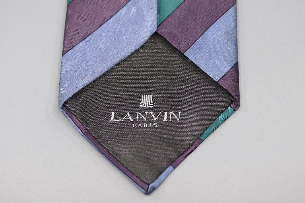 Lanvin Lanvin Paris Vintage Silk Tie Size ONE SIZE - 4 Thumbnail