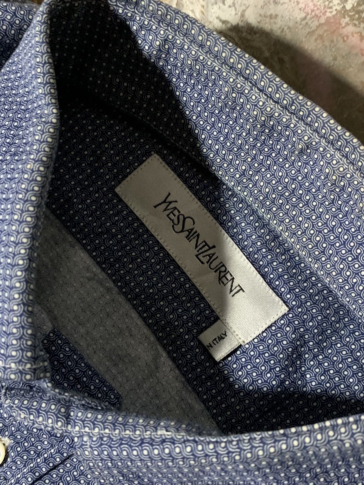 Yves Saint Laurent Yves Saint Laurent Shirt Size US L / EU 52-54 / 3 - 2 Thumbnail