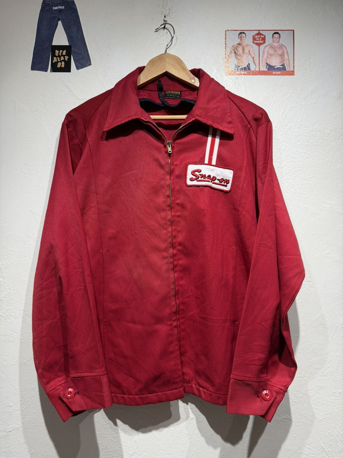 Vintage 1950s Snap-on worker jacket Size US L / EU 52-54 / 3 - 1 Thumbnail