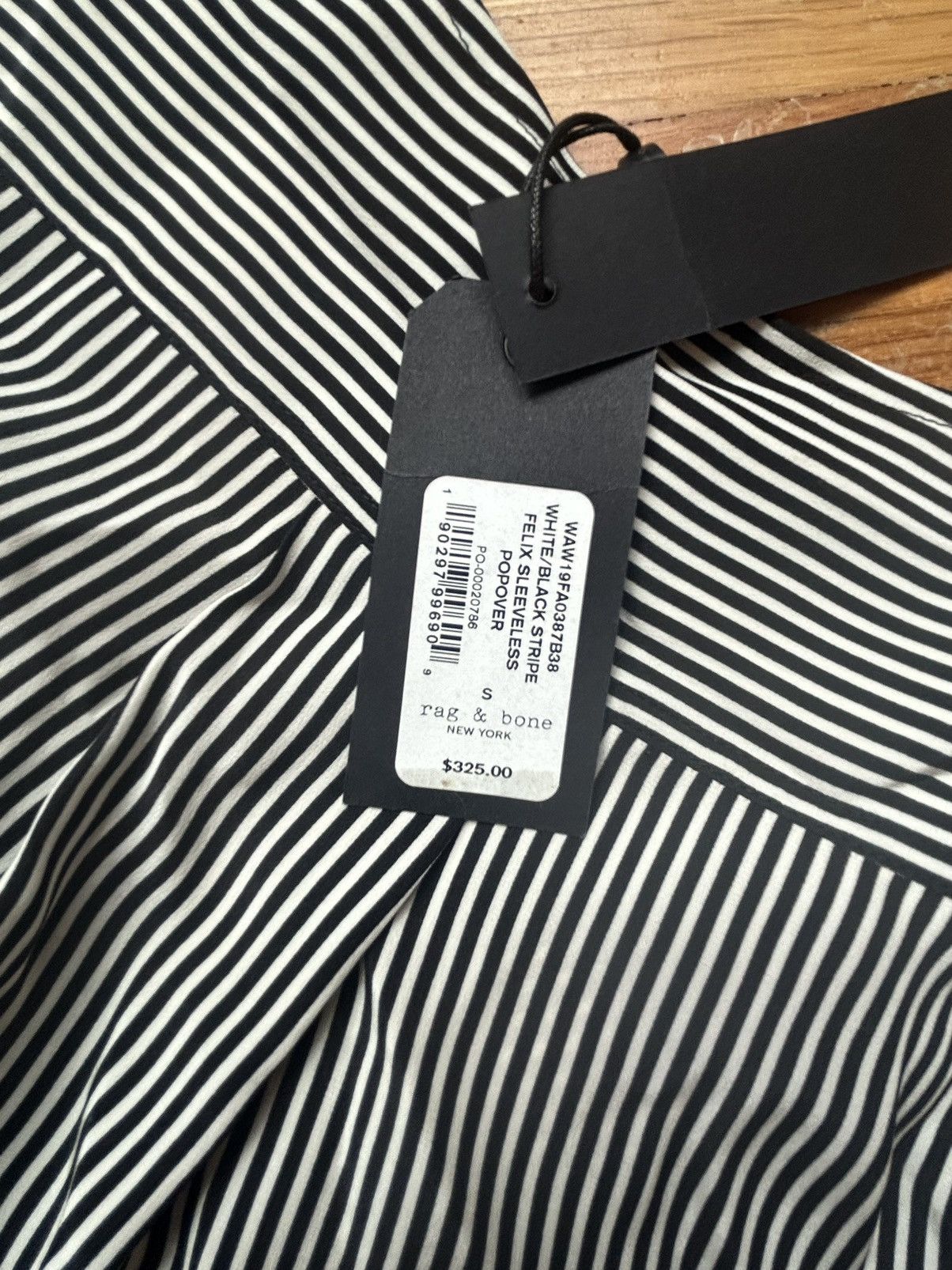Rag & Bone RAG & BONE Black & White Blouse Small Size S / US 4 / IT 40 - 7 Thumbnail