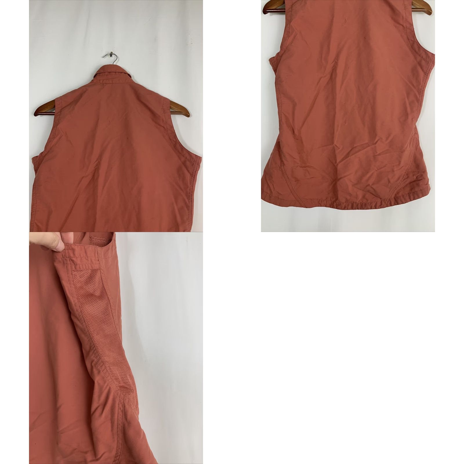Mountain Hardwear VINTAGE Mountain Hardwear Womens 8 Sleeveless Shirt Pink Vented Pocket Button Up Outdoor Size M / US 6-8 / IT 42-44 - 8 Thumbnail
