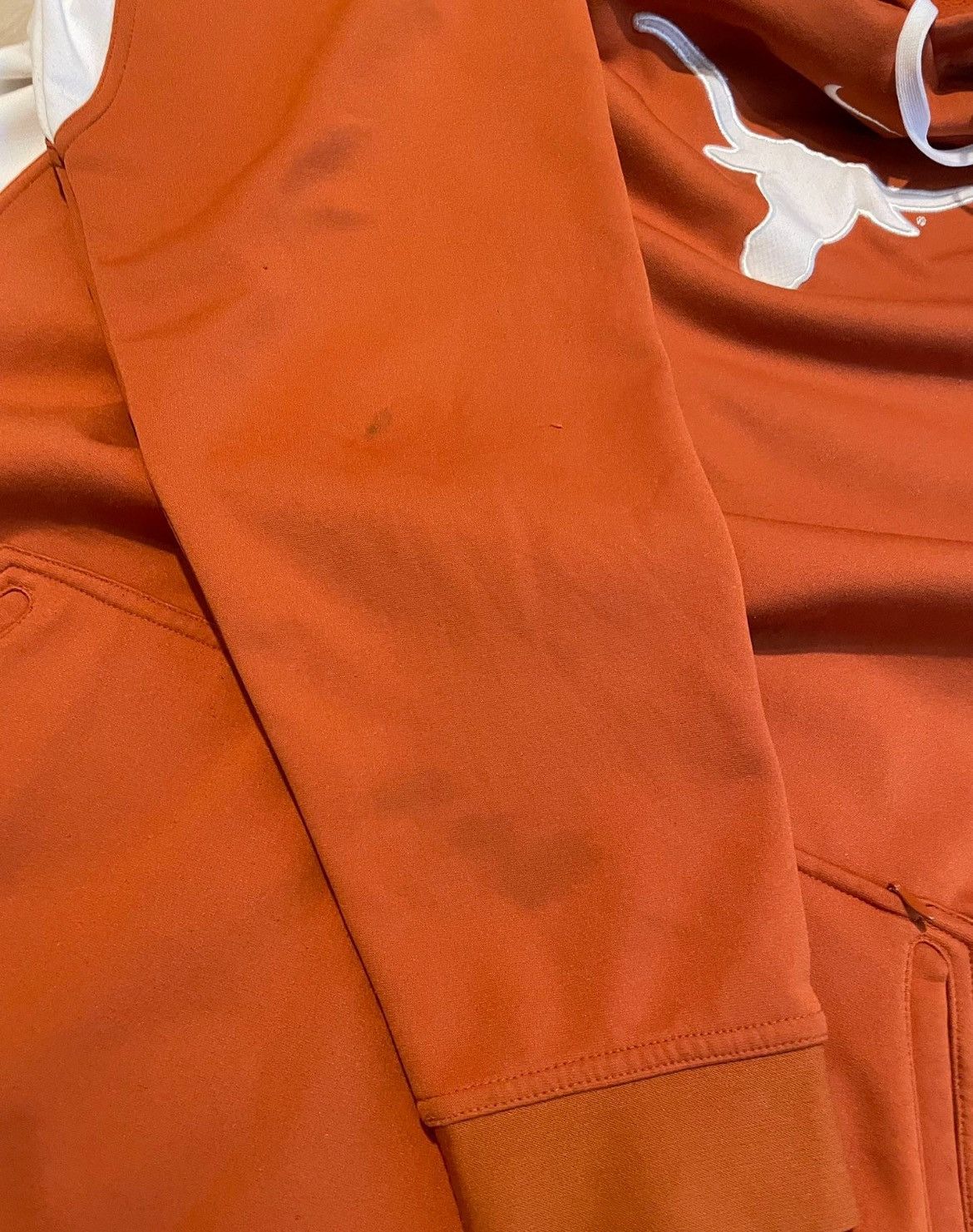 Hypebeast × Nike × Vintage Vintage Nike Center Swoosh Texas Longhorns Hoodie Mens 2XL Size US XXL / EU 58 / 5 - 4 Thumbnail