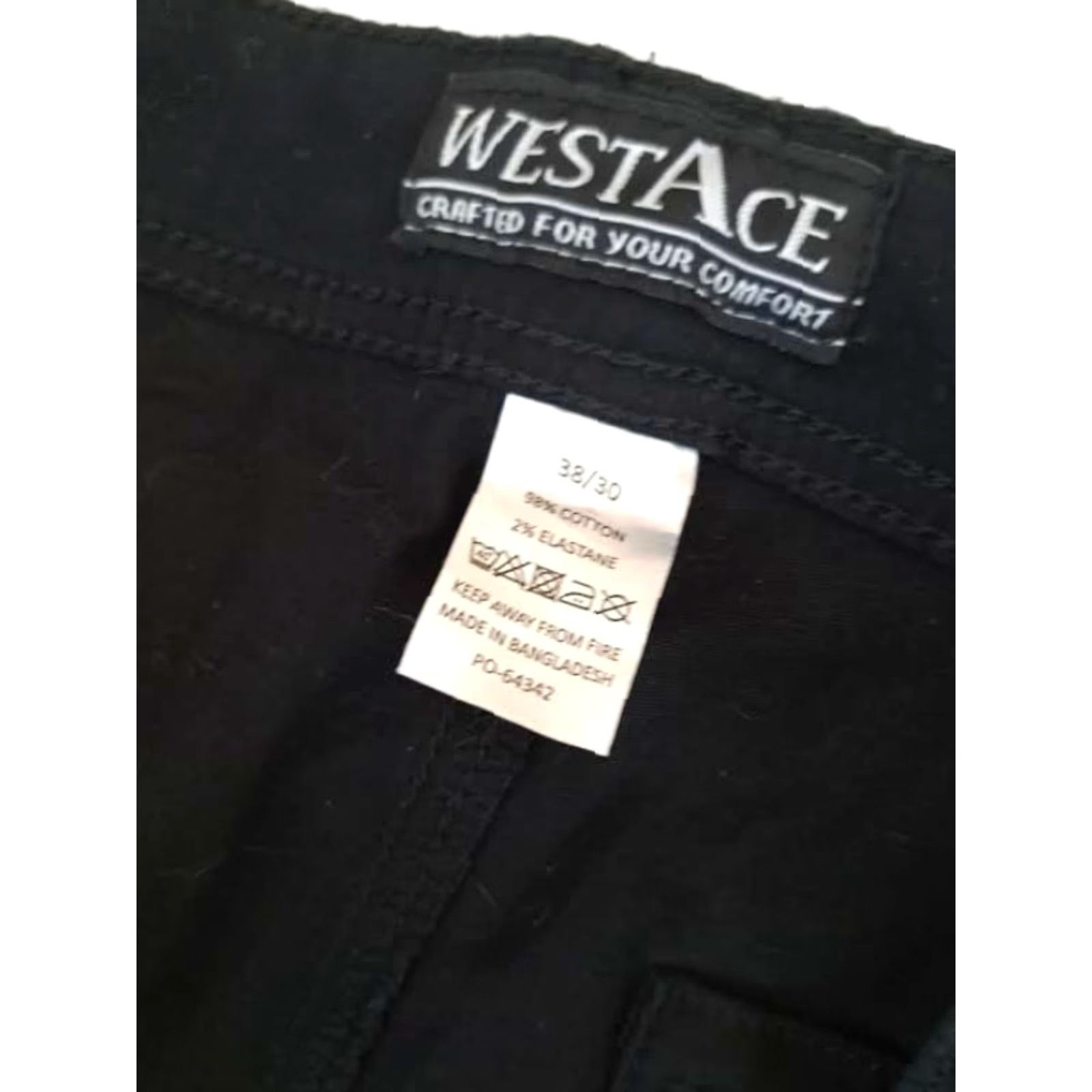 Vintage VINTAGE West Ace Cargo Pants Mens Regular Size 36 Black Cargo 29 Inseam Police Theme Size US 36 / EU 52 - 4 Thumbnail