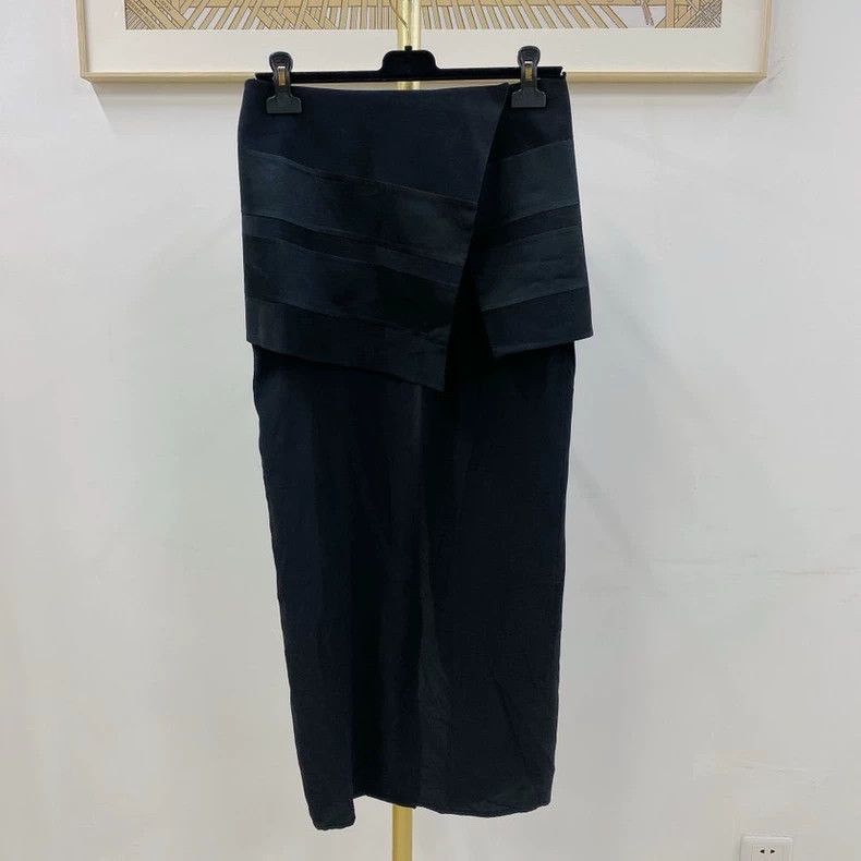 Other Givenchy Size36 Black Midi Skirt Size XL / US 12-14 / IT 48-50 - 2 Thumbnail