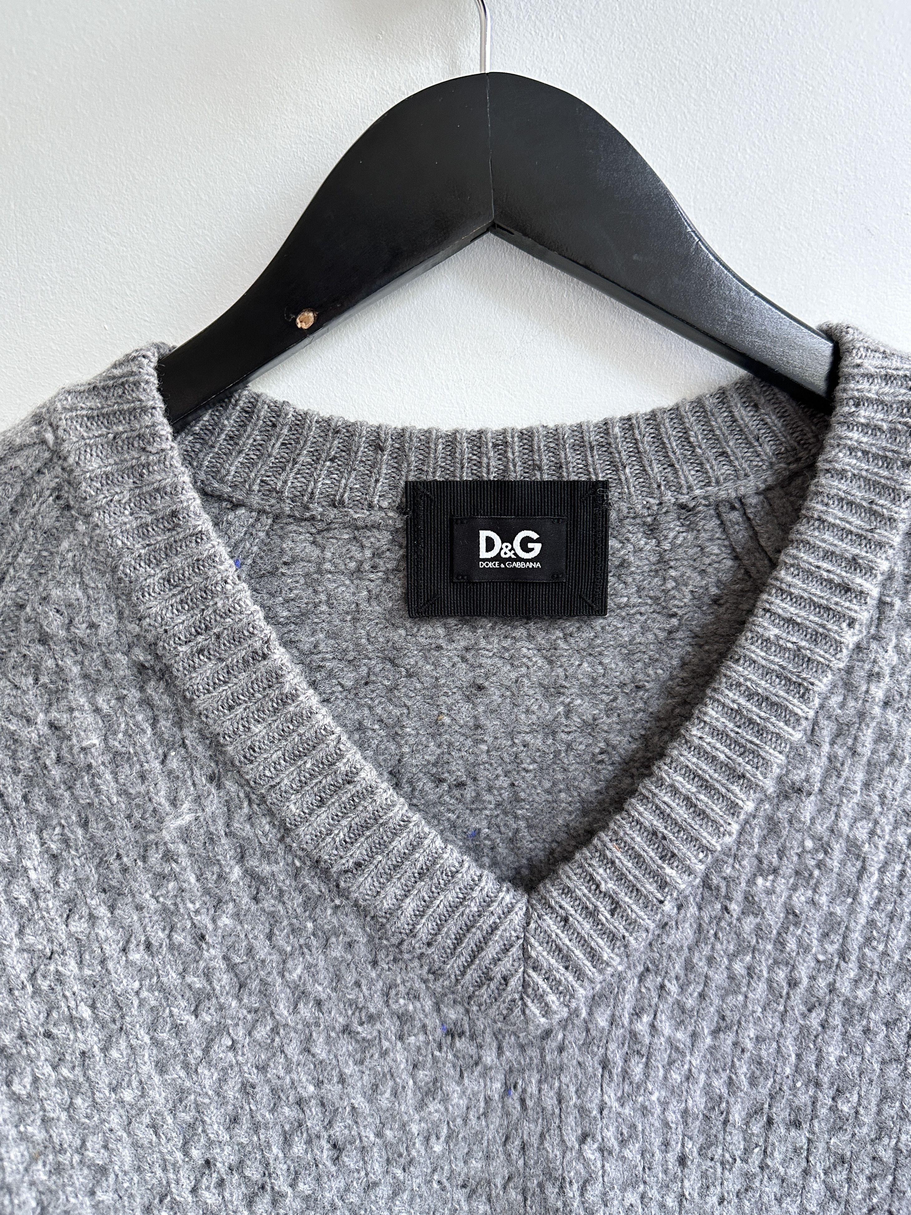 Dolce & Gabbana Dolce & Gabbana D&G Knit Sweater Jumper Dress Size L / US 10 / IT 46 - 6 Thumbnail