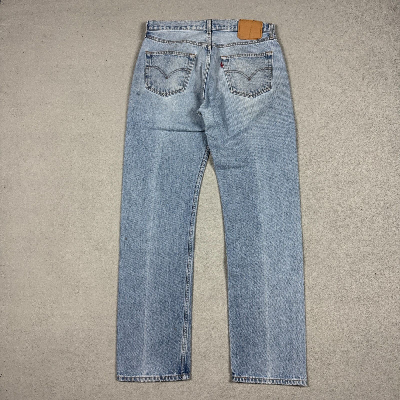 Levi's VTG Levi's 501 W34 L34 Light Wash Blue Denim Grunge Size US 34 / EU 50 - 6 Thumbnail