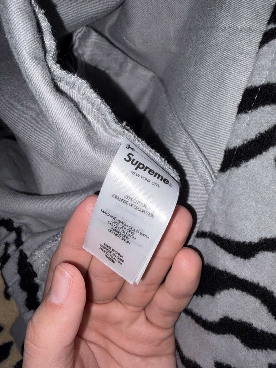Supreme SS25 Supreme Moleskin Zebra Jacket Size US M / EU 48-50 / 2 - 5 Thumbnail