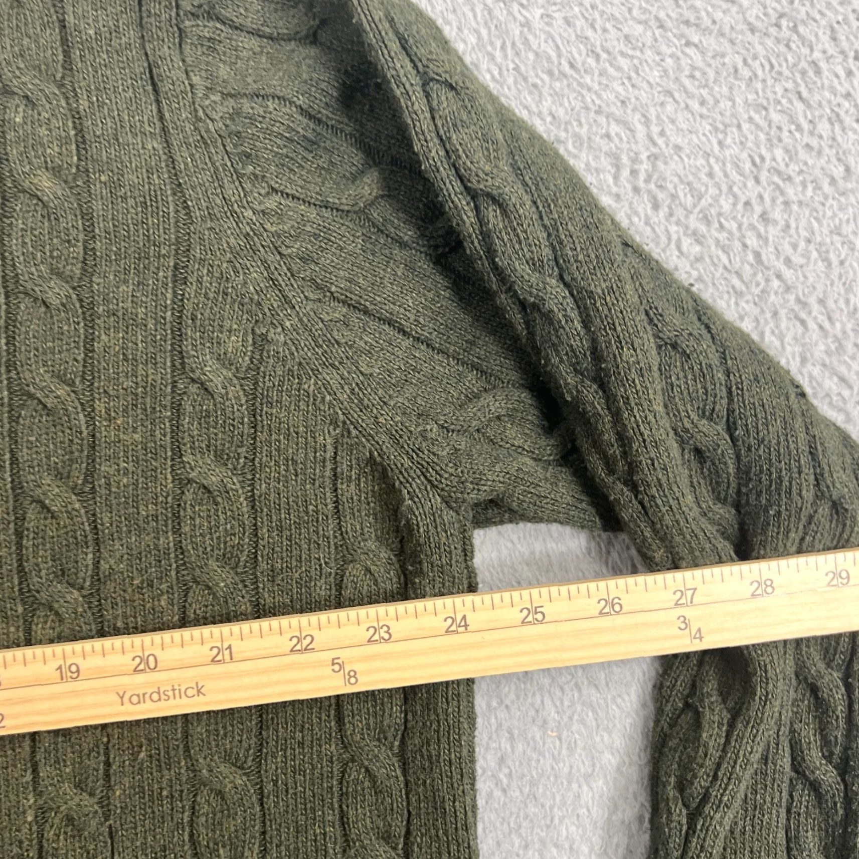 Croft & Barrow VINTAGE Croft & Barrow Mens Sweater Pullover Knit Crew Neck Olive Green L 90s Casual Winter Fall Seasonal Size US L / EU 52-54 / 3 - 5 Thumbnail