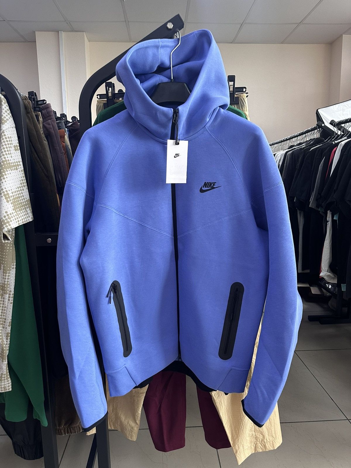 Nike Nike tech fleece zip hoodie size M, L Blue drill Size US M / EU 48-50 / 2 - 1 Thumbnail