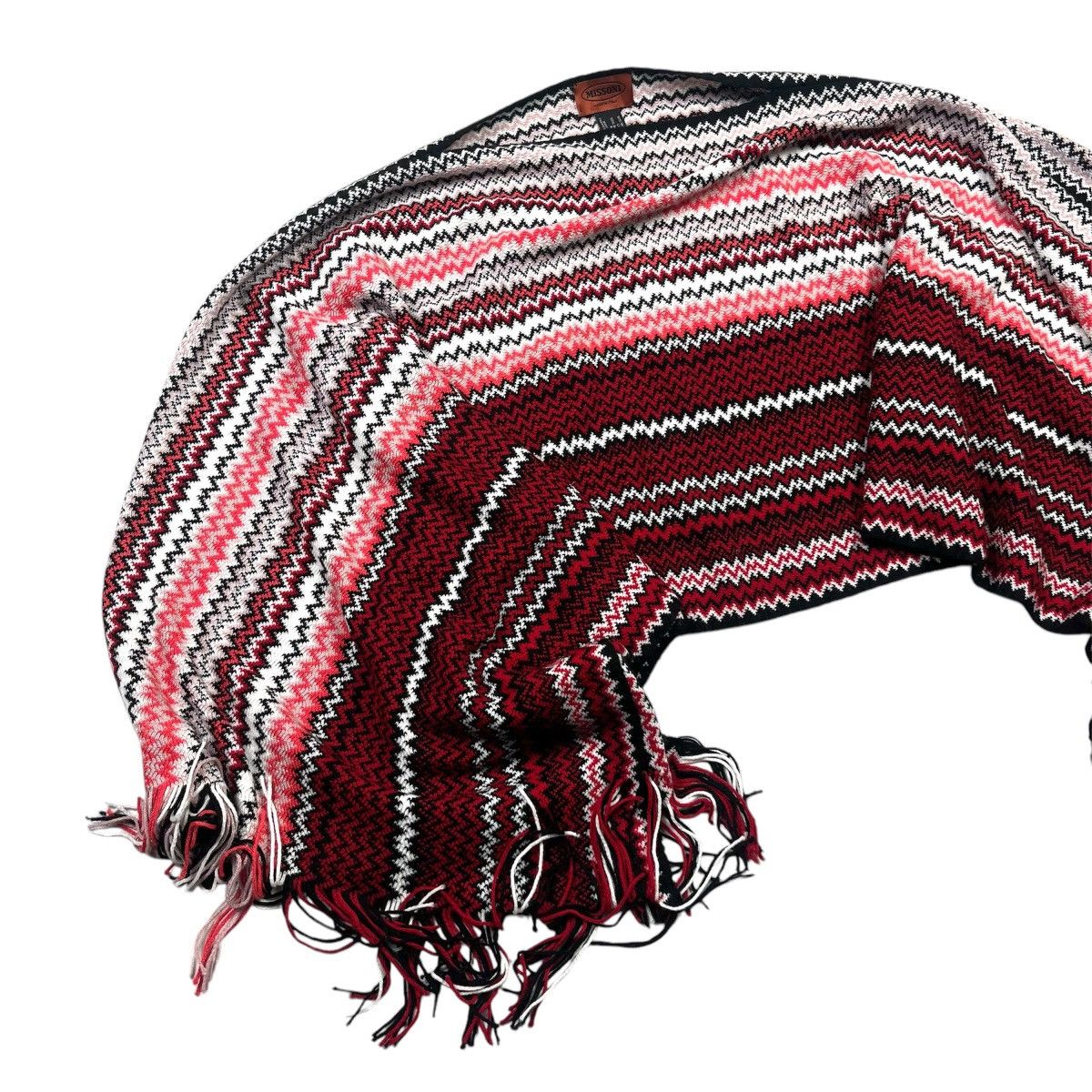 Missoni × Vintage Missoni Vintage Made in Italy Poncho Wool & Arcylic Woven Size ONE SIZE - 2 Thumbnail