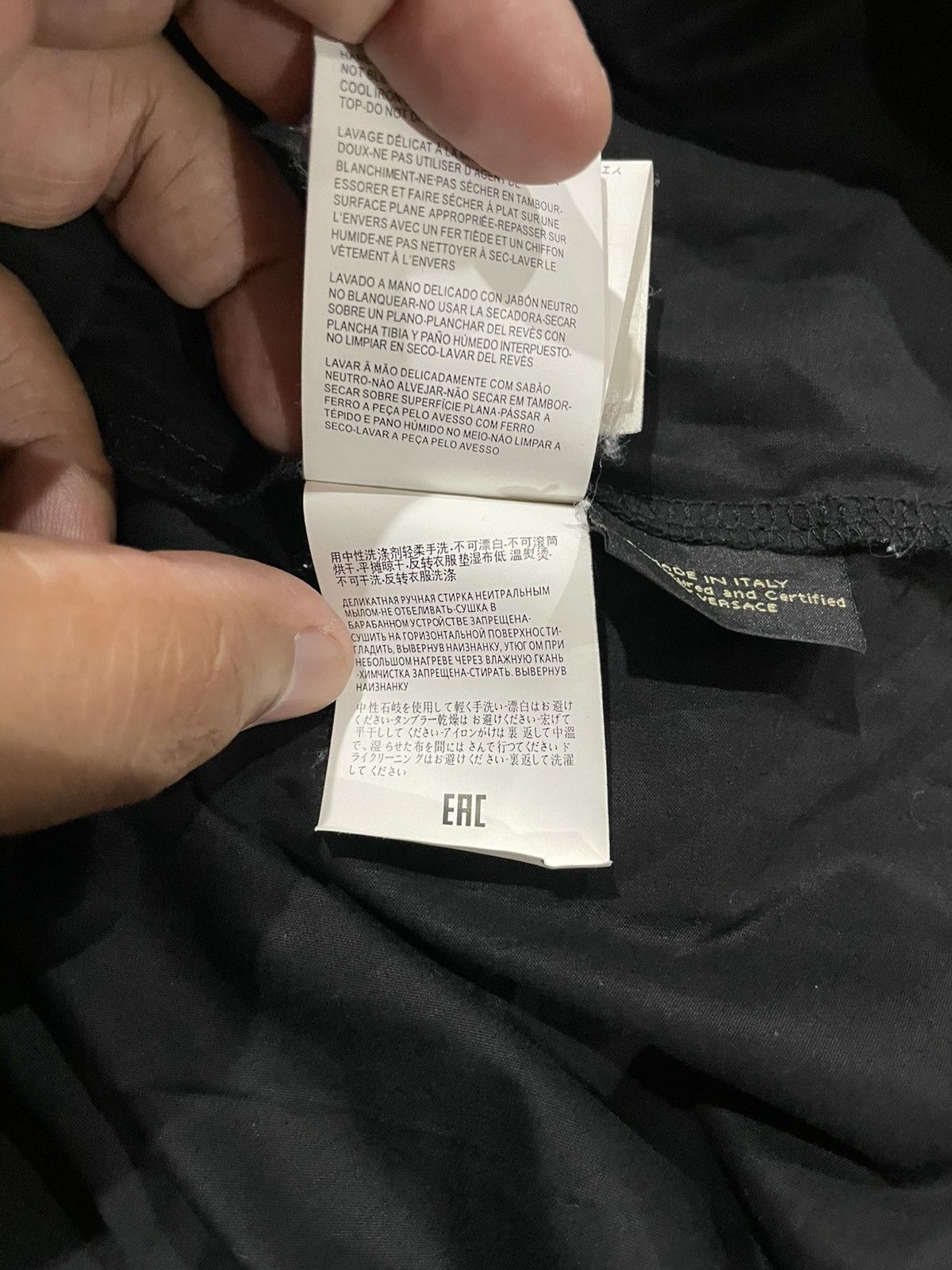 Versace VERSACE Signage Patches Tee Size US M / EU 48-50 / 2 - 12 Thumbnail