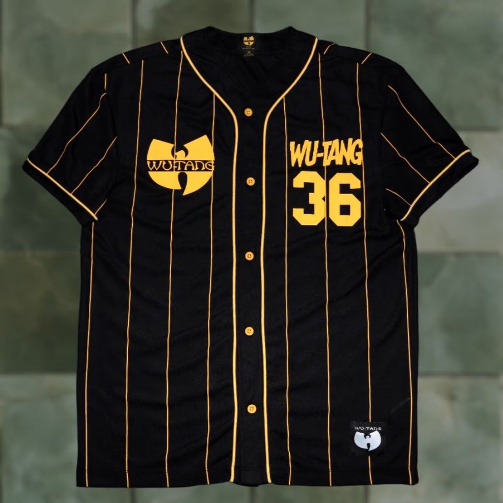 Glanshirt Wu Tang Clan Shirt Baseball Jersey Black Rap Tee Hip Hop Band Tee Big Logo XS Mens T-Shirt Short Sleeve Graphic Print VINTAGE NO (adjusted) Size US XS / EU 42 / 0 - 1 Thumbnail