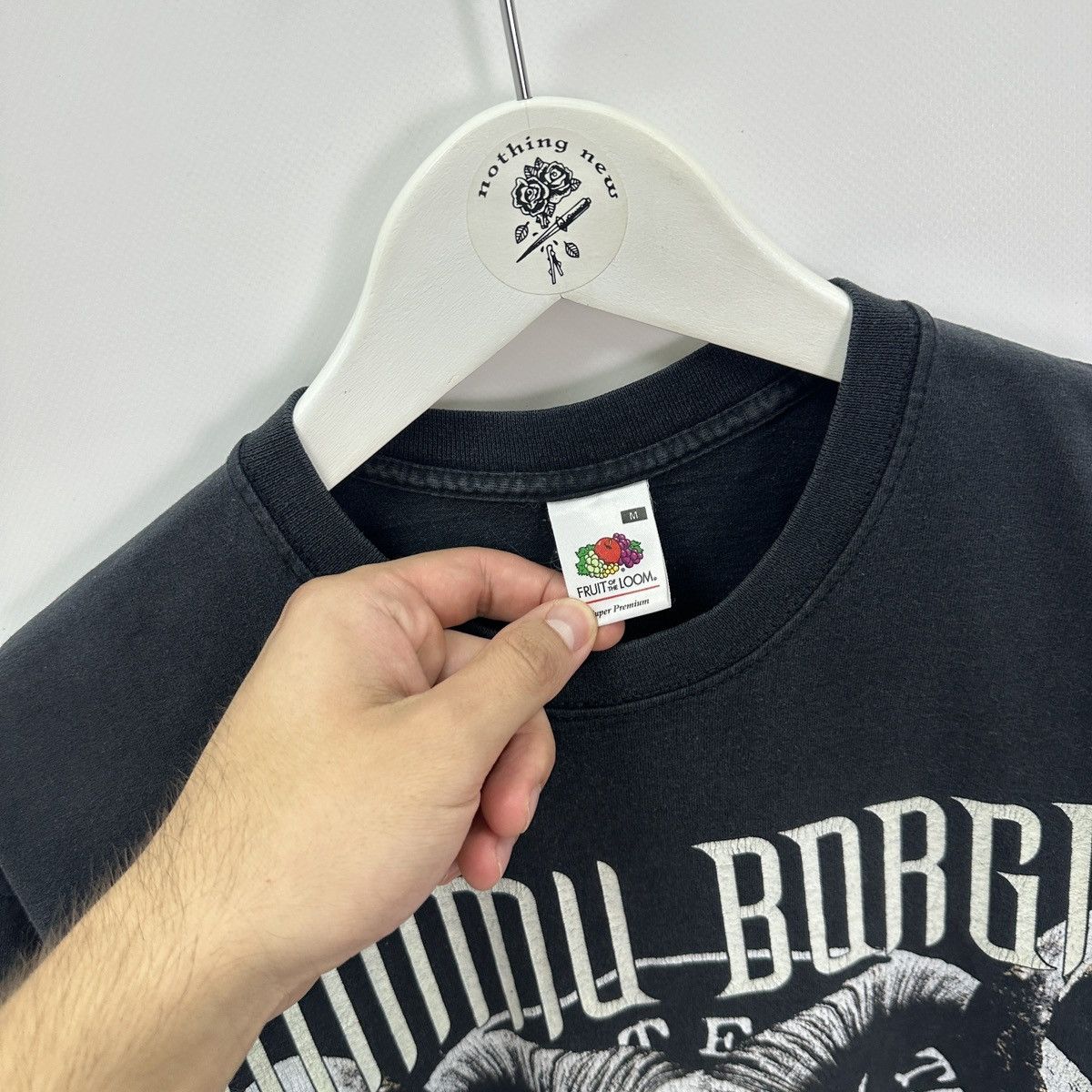 Band Tees Vintage 00s Dimmu Borgir Spiritual Metal Rock y2k og tee og Size US M / EU 48-50 / 2 - 6 Thumbnail