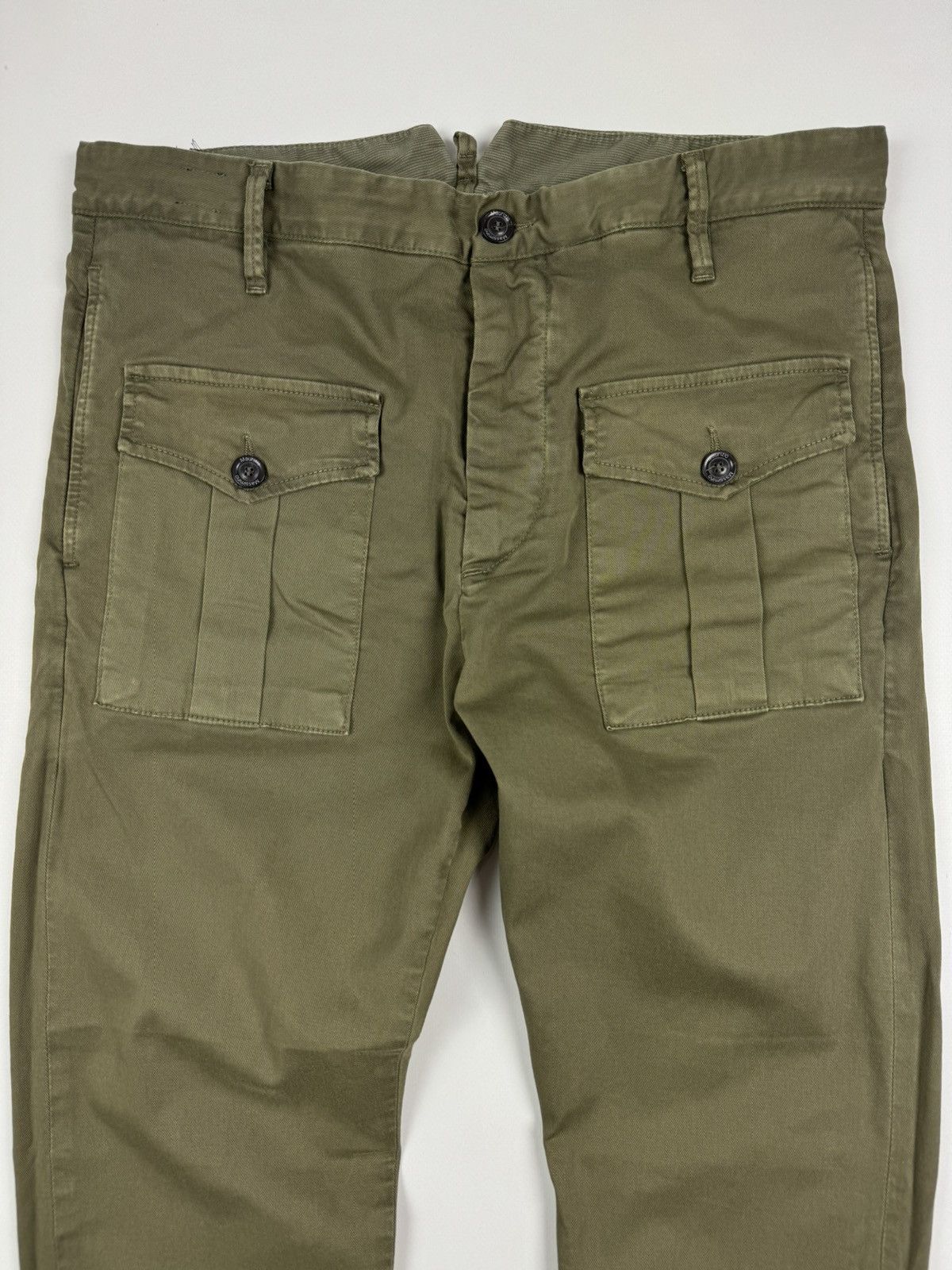 Designer Maurizio Massimino Front Pockets Designer Chino Pants Size US 34 / EU 50 - 5 Thumbnail