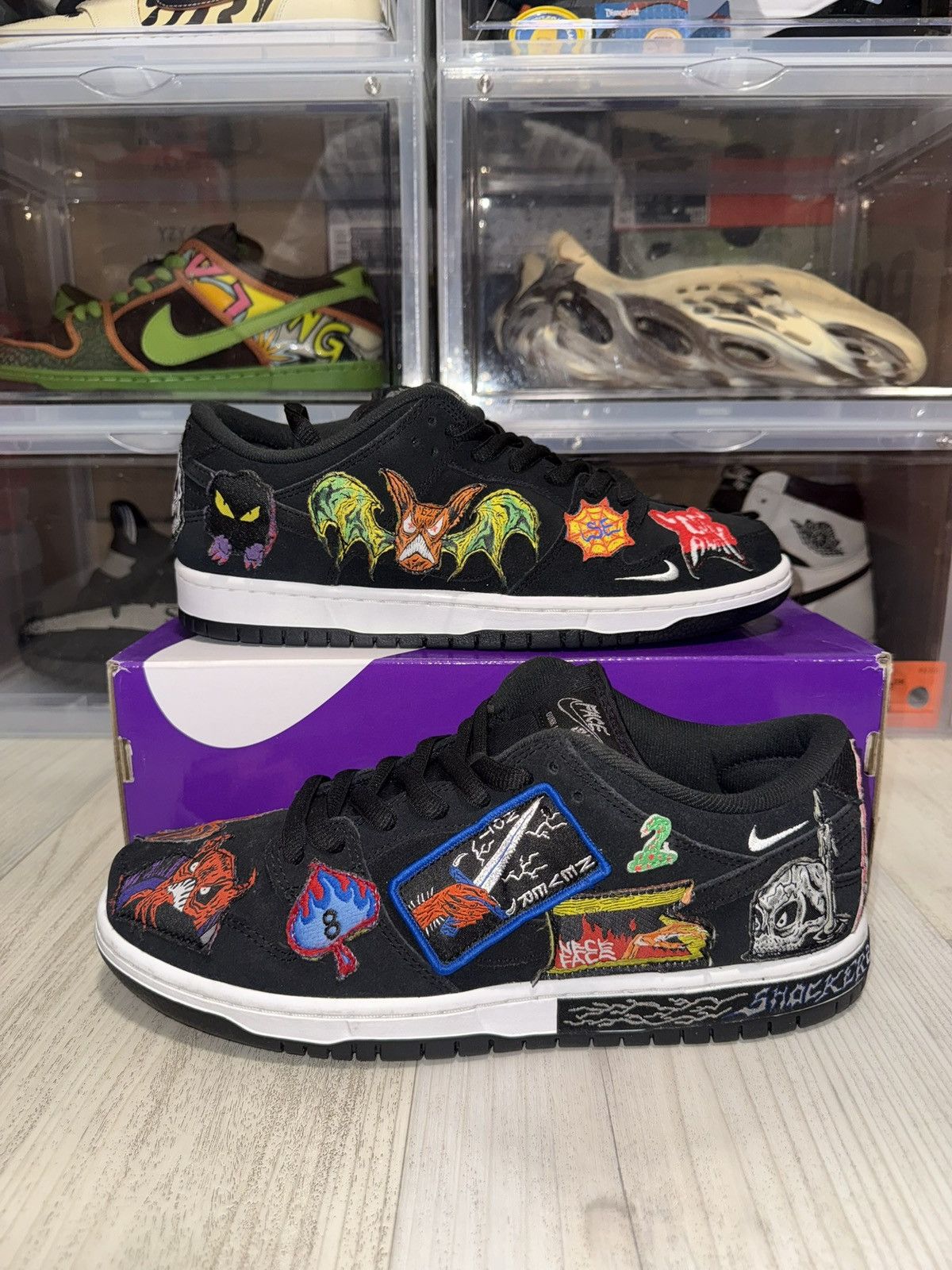 Nike SB Nike SB Dunk Low Pro QS Neckface Size US 10.5 / EU 43-44 - 2 Thumbnail