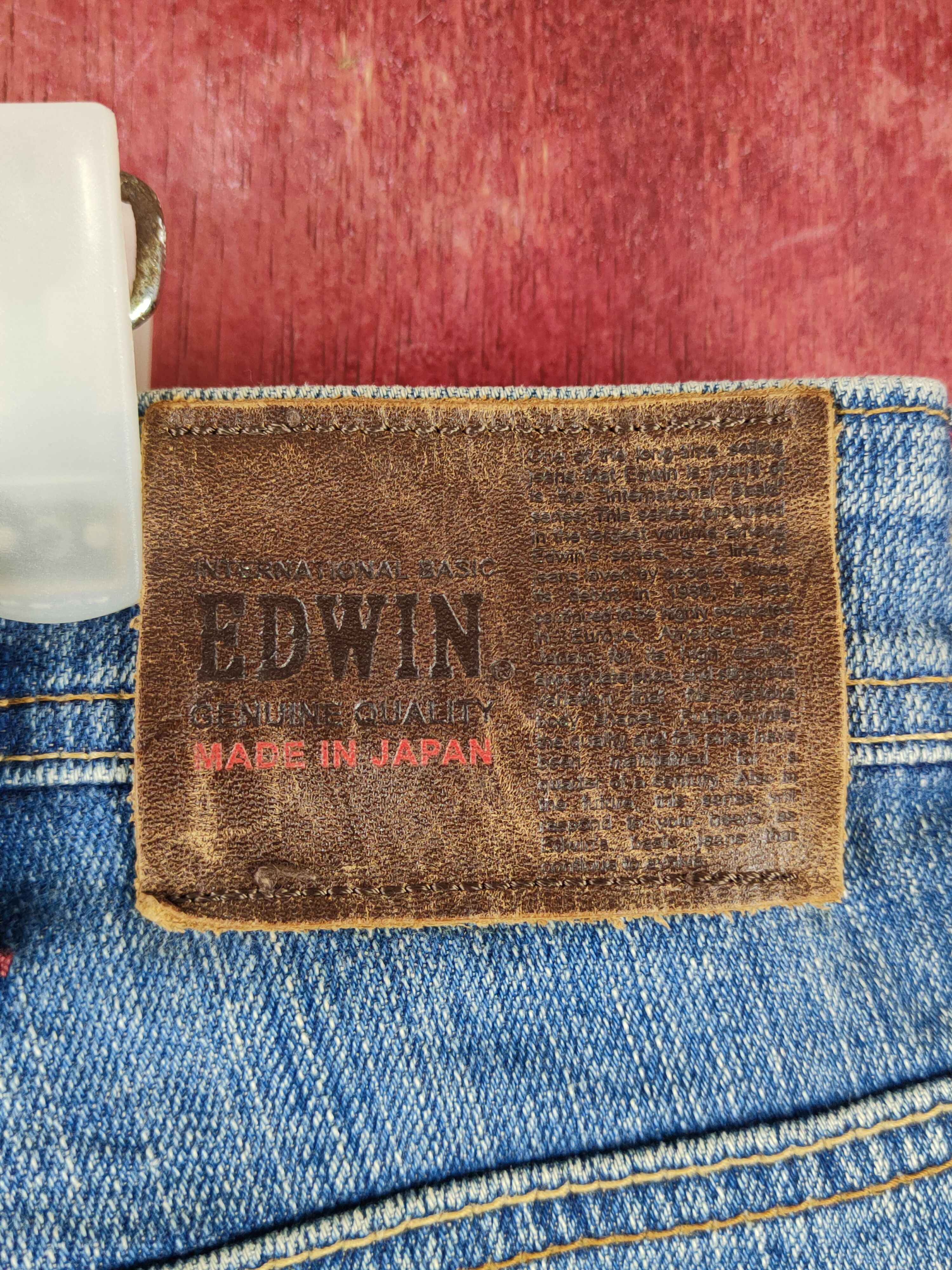 Edwin Edwin Blue Faded Distressed Ripped Jeans #S2238 Size US 39 - 7 Thumbnail