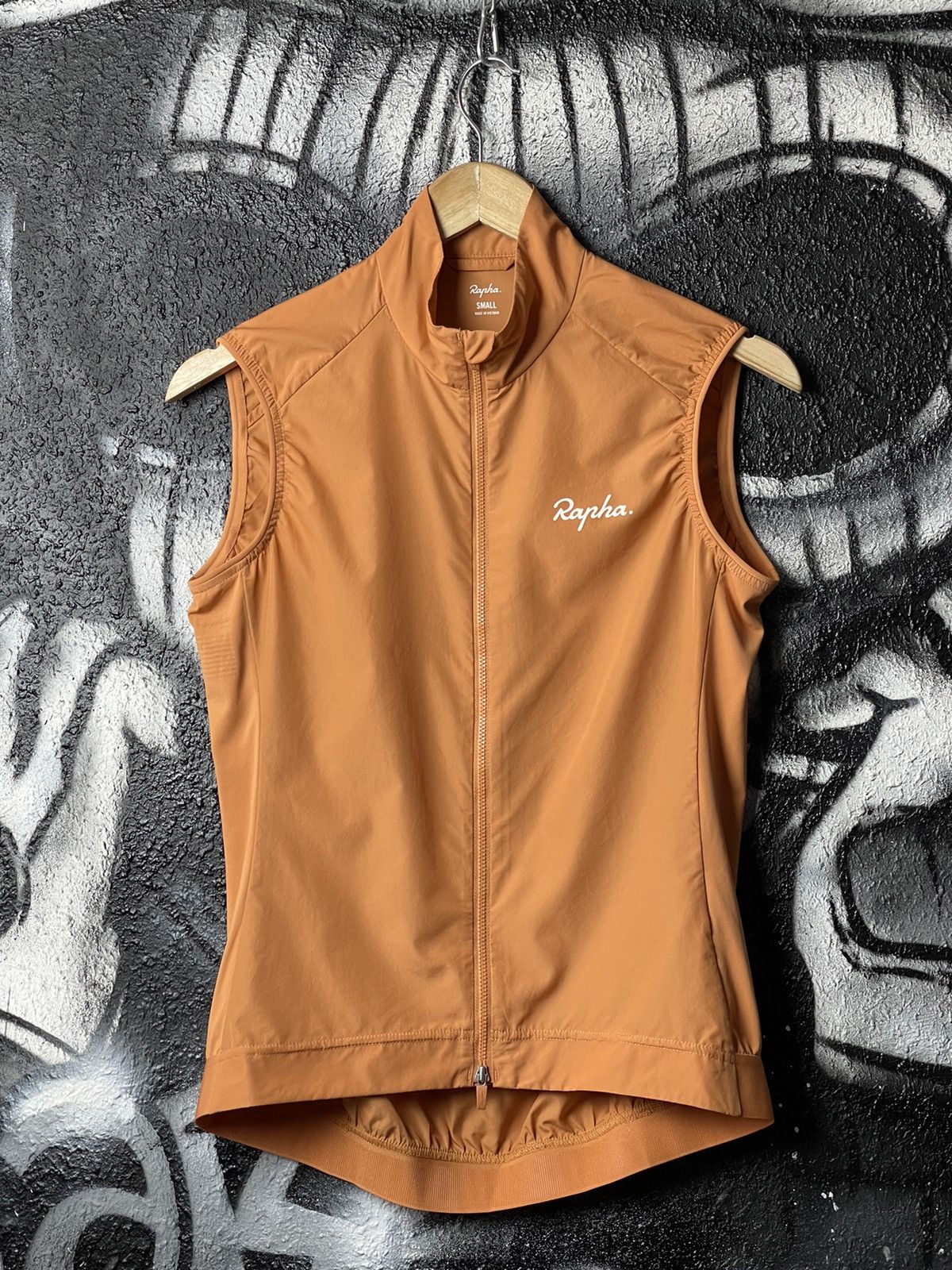 Rapha Core Gilet Orange Women's Cycle Vest Size Small