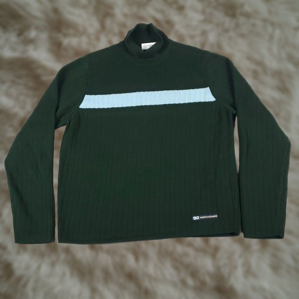 VINTAGE Abercrombie Fitch Crew Neck Pullover Sweater Mens XL