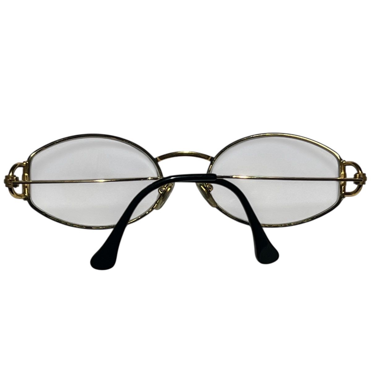 Gucci GUCCI Vintage Gold Temple Glasses Size ONE SIZE - 5 Thumbnail