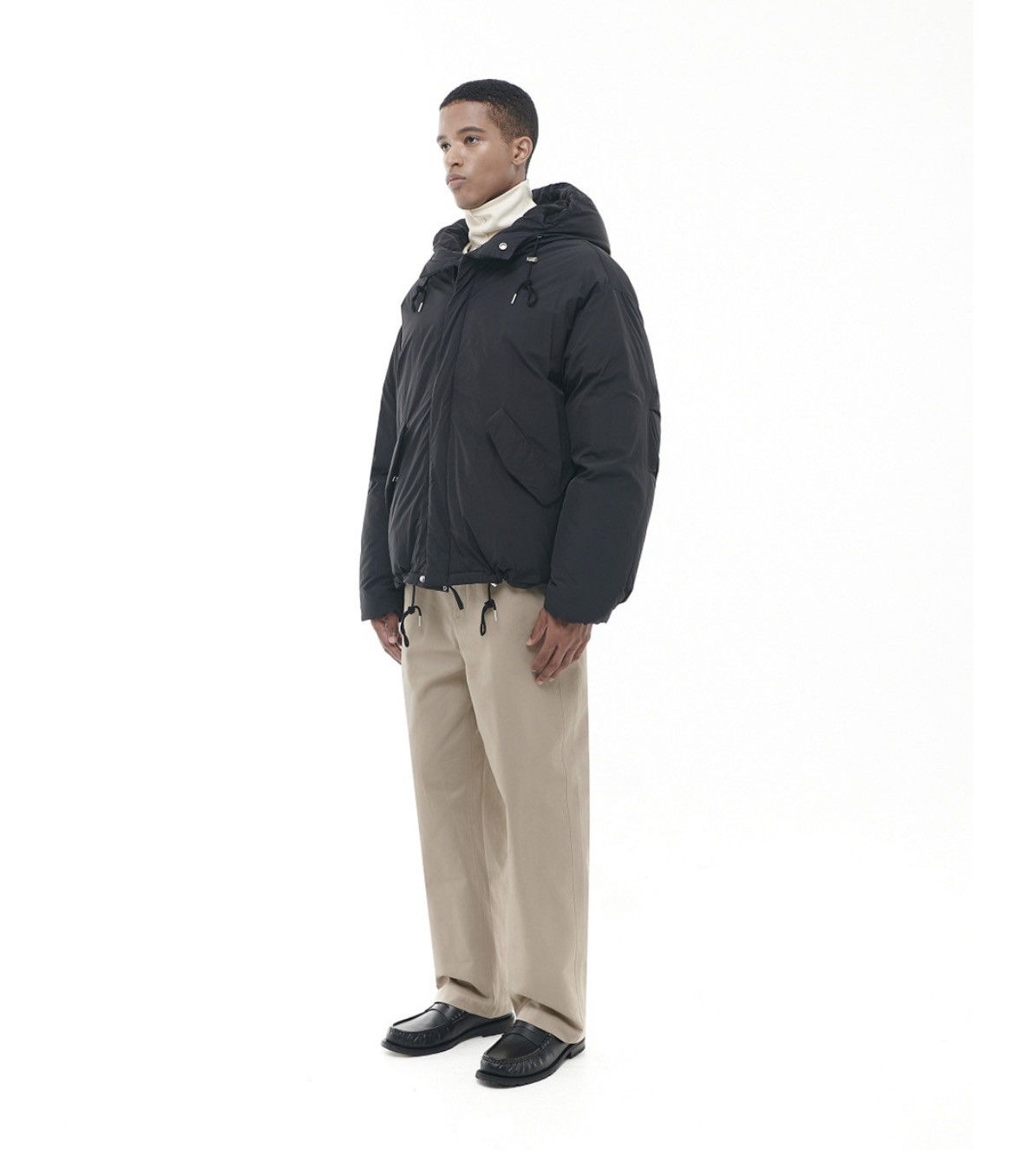 POST ARCHIVE FACTION (PAF) BESLOW Oversized M65 Hood Short Down Parka Jacket Black Size US M / EU 48-50 / 2 - 13 Thumbnail