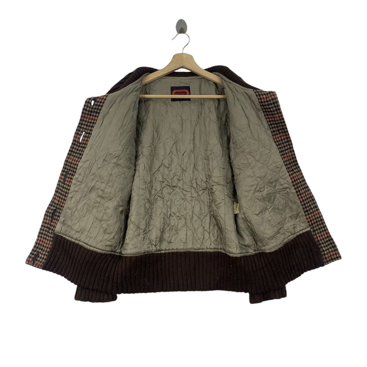 Hysteric Glamour Vintage HYSTERIC GLAMOUR Punk Check Button Up Wool Brown Size US S / EU 44-46 / 1 - 5 Thumbnail