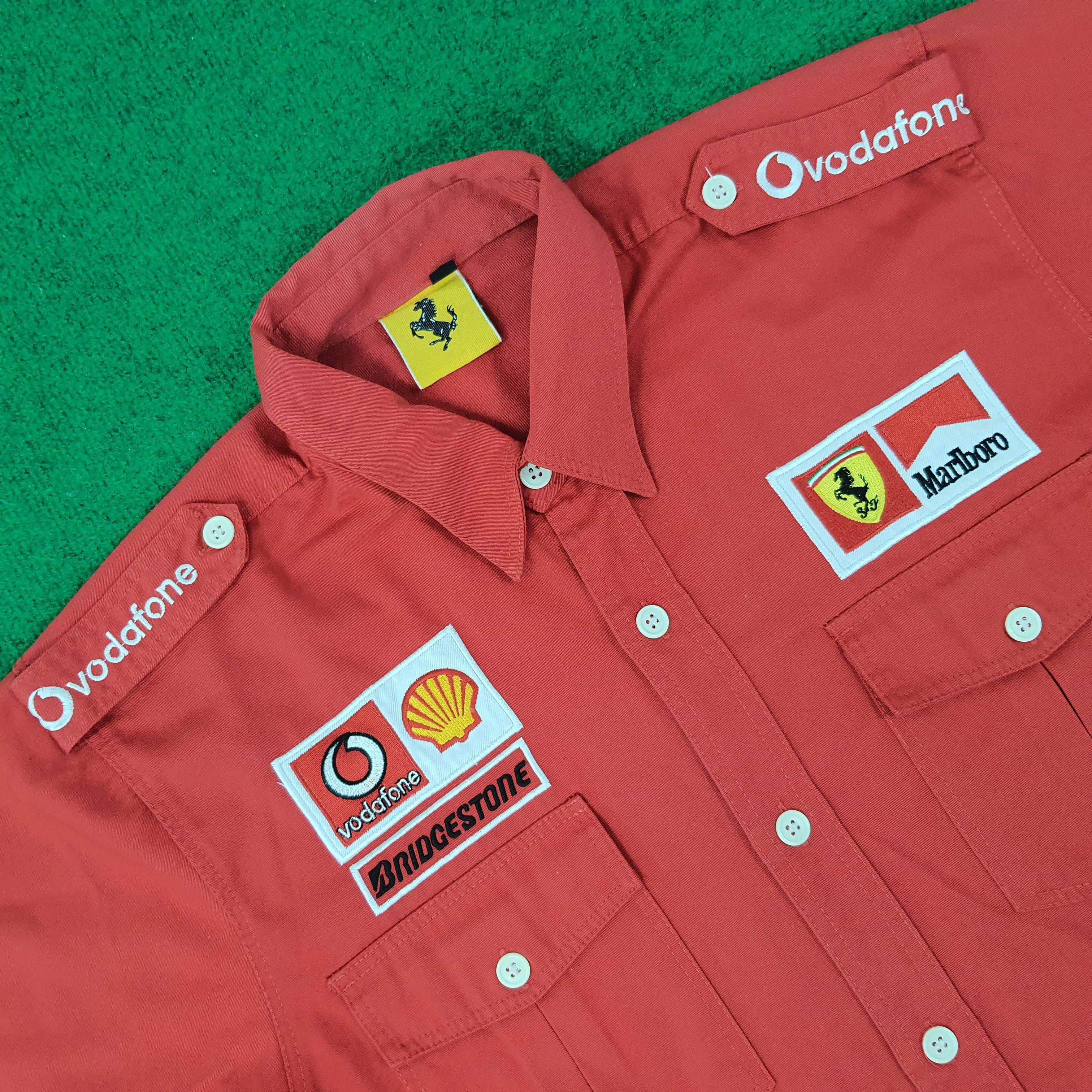 Ferrari Vintage FERRARI Racing Motorsports Workshirt C249N61 Size US M / EU 48-50 / 2 - 2 Thumbnail