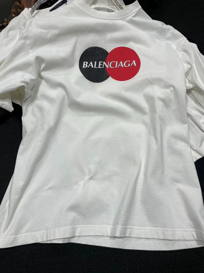 Balenciaga Balenciaga MasterCard logo pure white short sleeve Size US XS / EU 42 / 0 - 1 Thumbnail