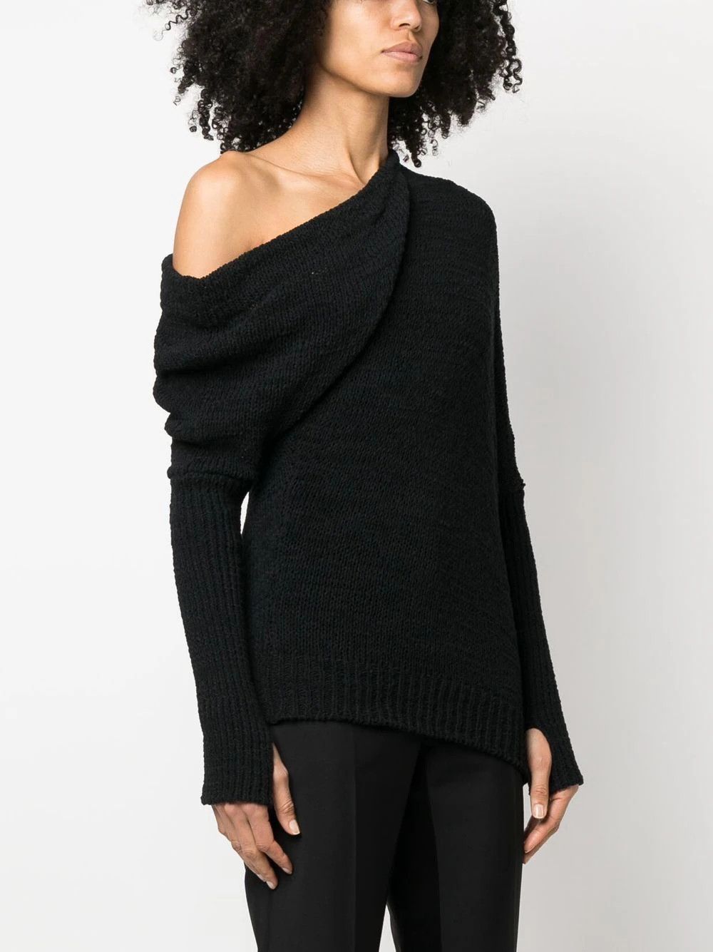 Tom Ford o1loc1c0724 MAK1079 Sweater in Black Size XS / US 0-2 / IT 36-38 - 3 Thumbnail