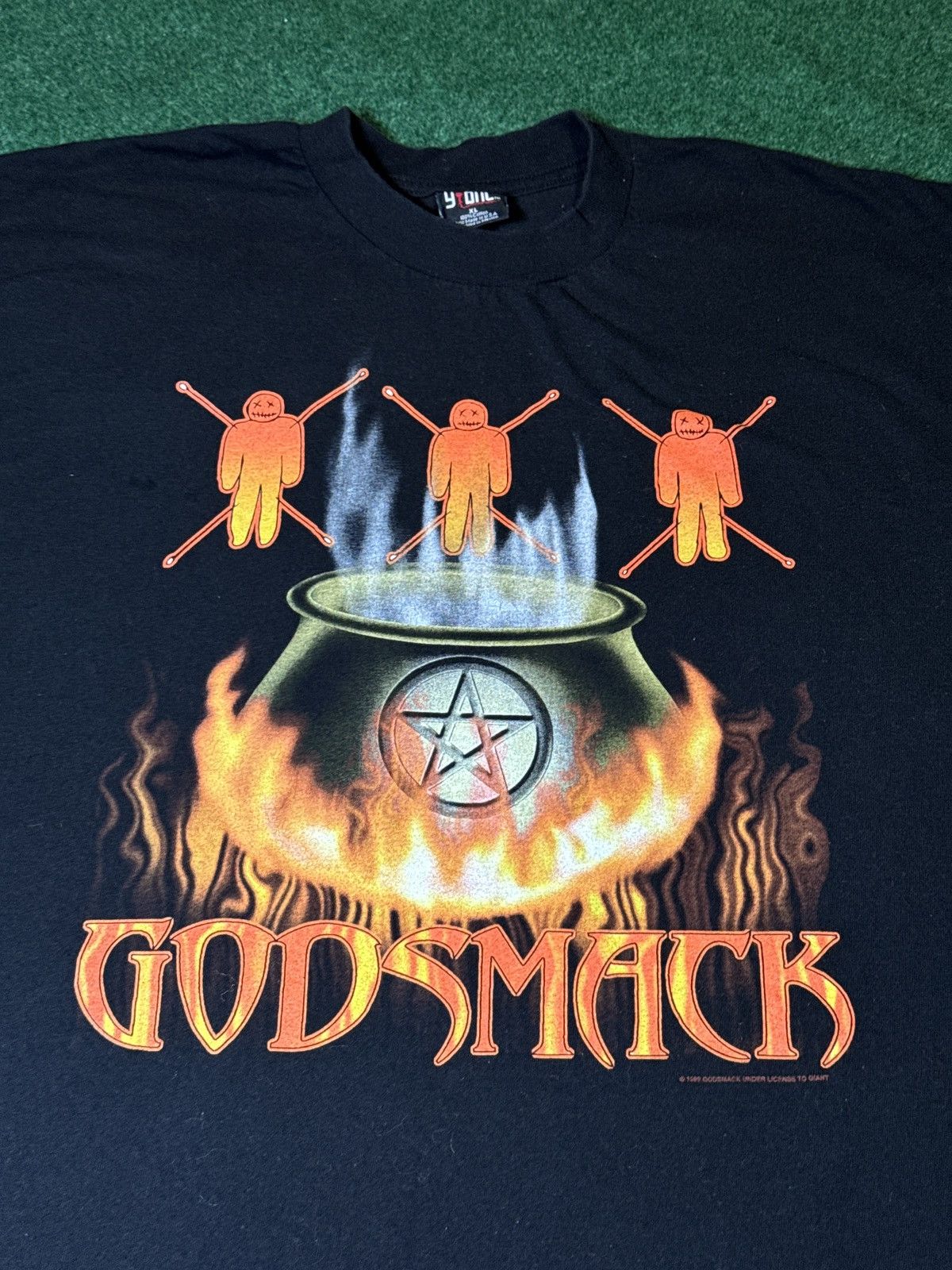 Band Tees × Giant × Vintage Vintage INSANE Godsmack Voodoo bad Religion Giant T Shirt Size US XL / EU 56 / 4 - 2 Thumbnail