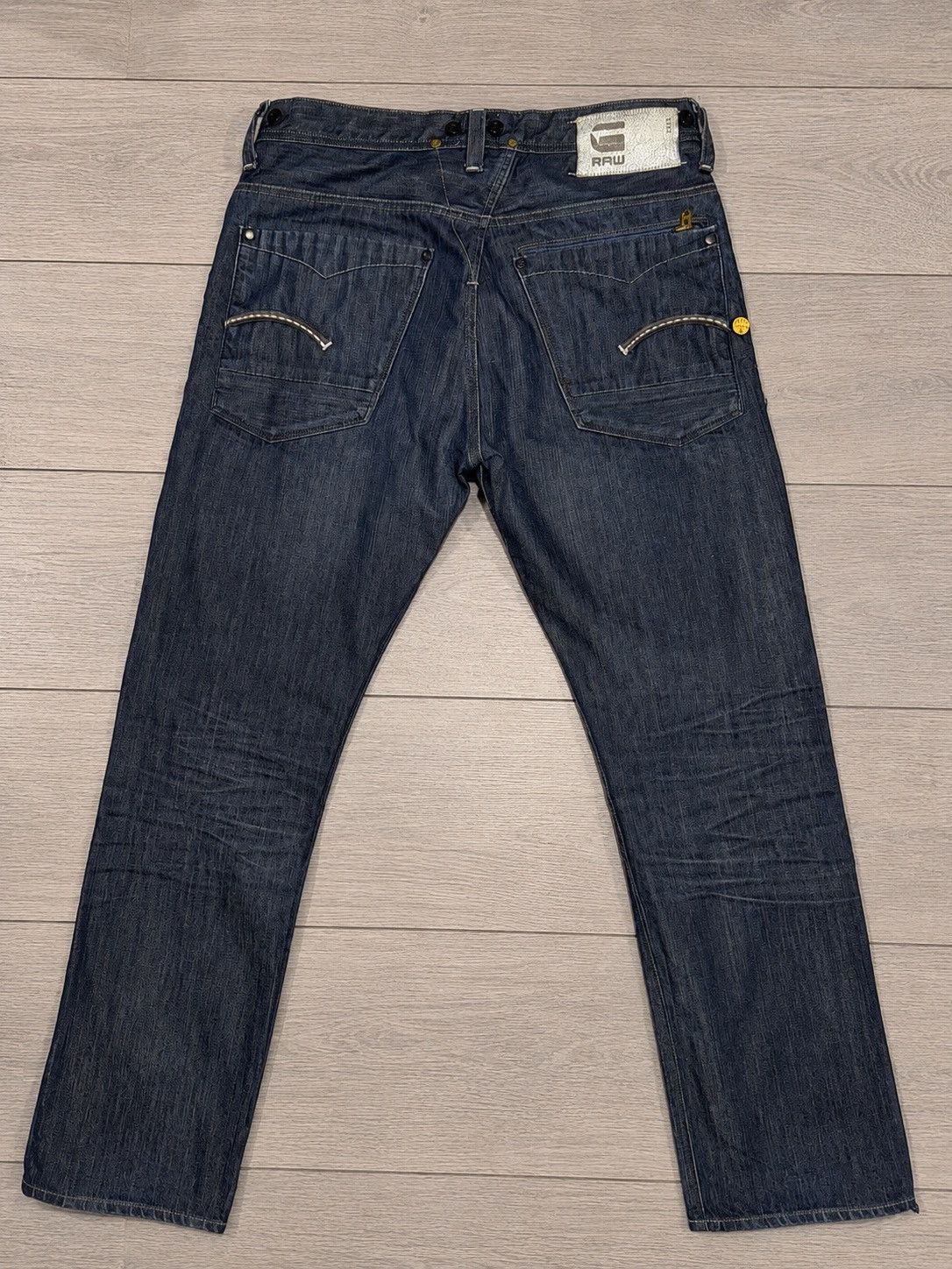 G-Star G-Star Raw Attacc Straight W33 L32 Y2K dark denim jeans Size US 33 - 6 Thumbnail
